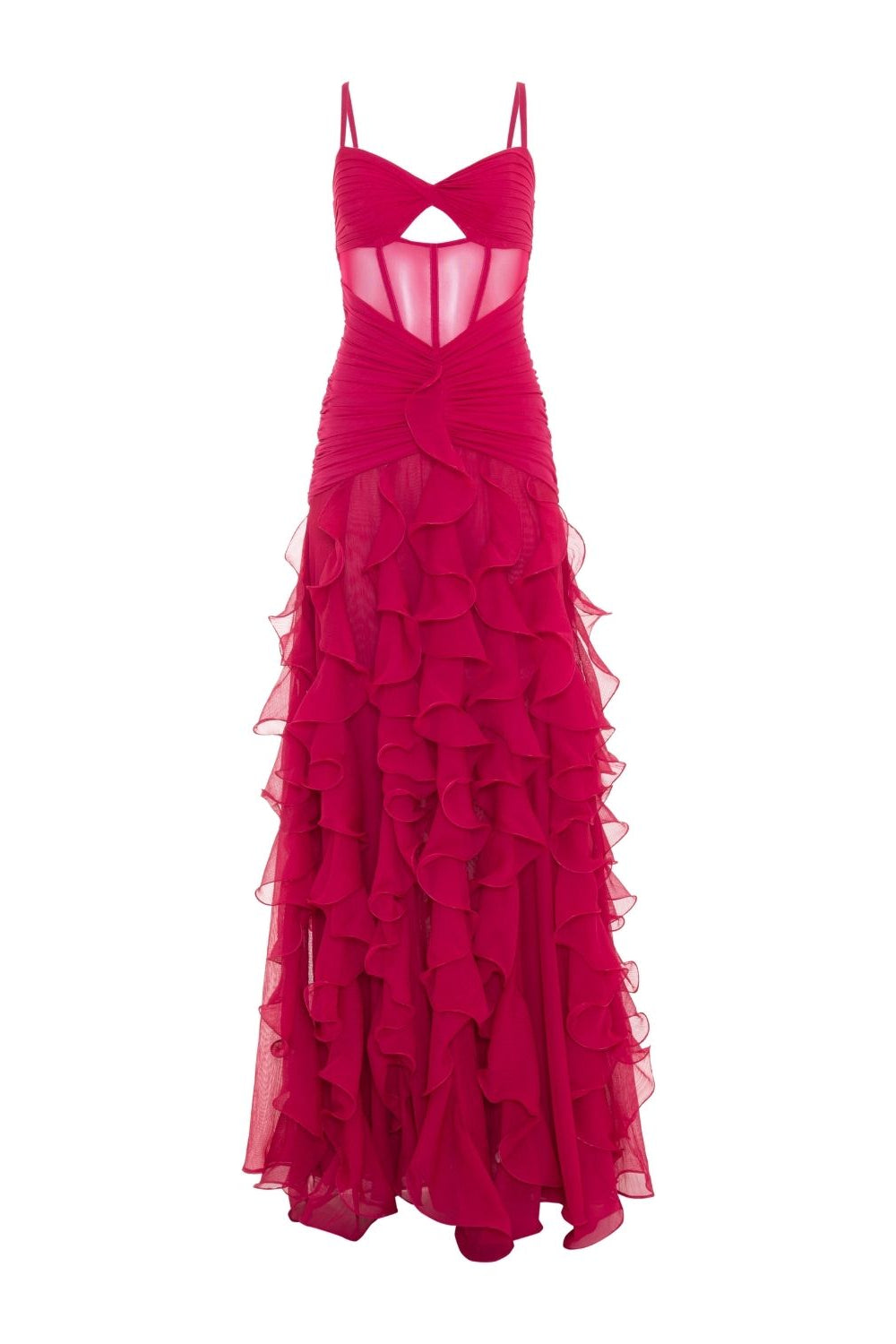 SILK PLISSE MAXI DRESS