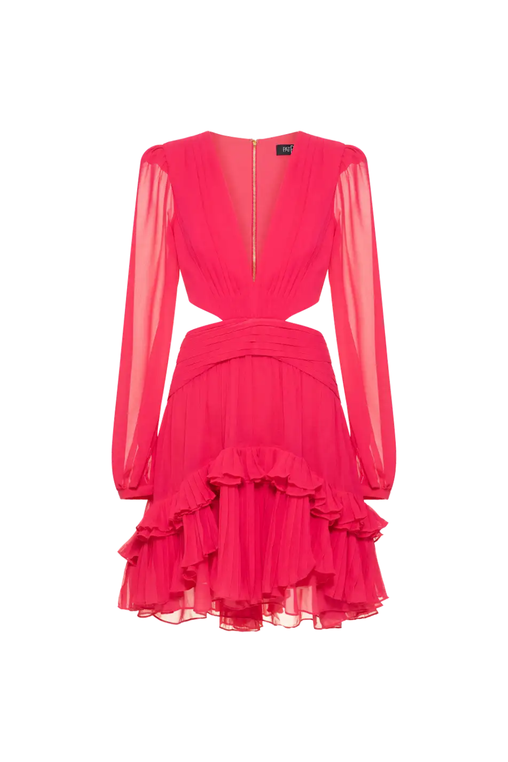 DEEP V CUTOUT MINI DRESS