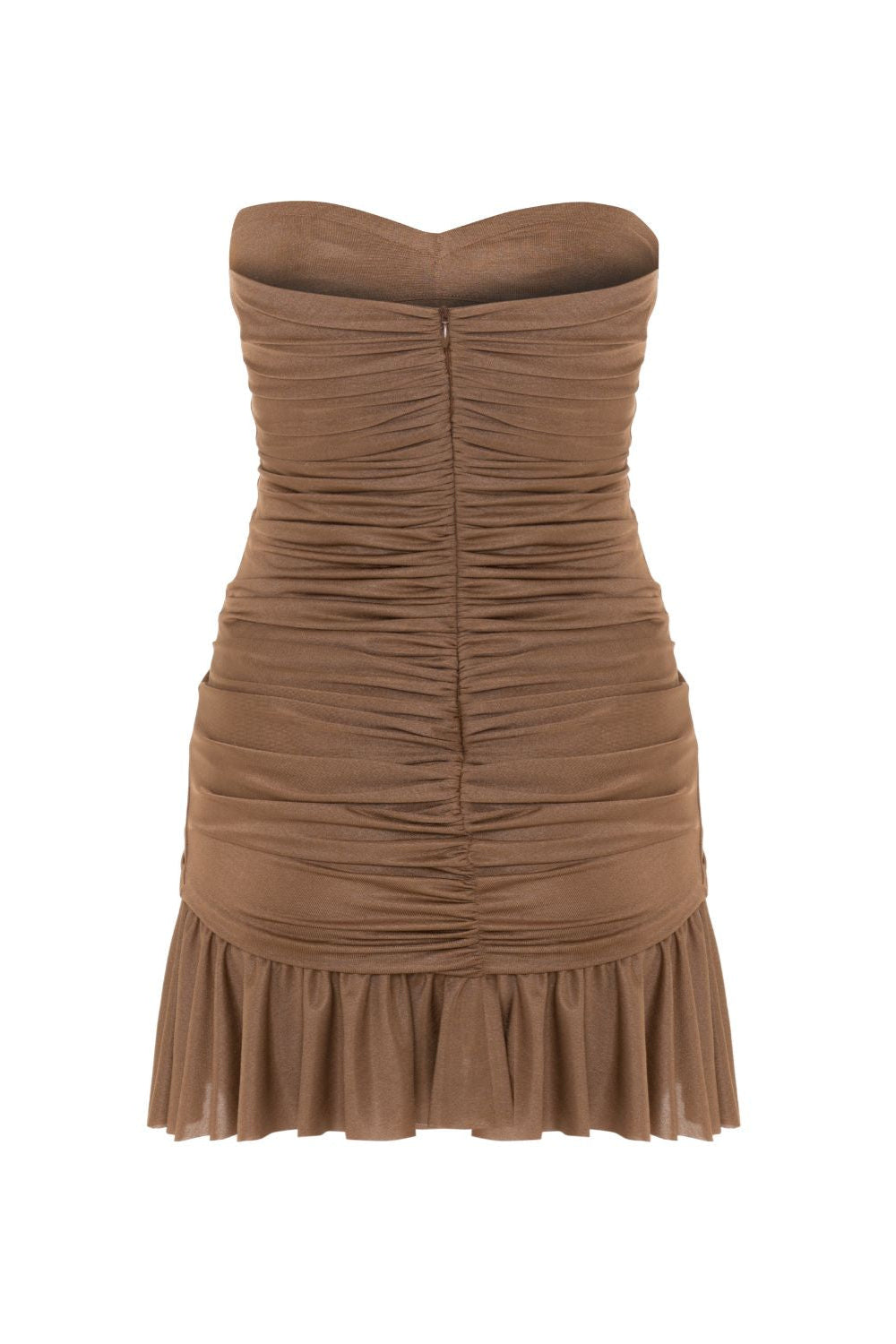 MOONLIGHT JERSEY STRAPLESS MINI DRESS