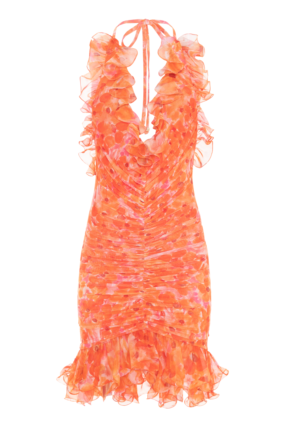 MYOSOTIS PLUNGE MINI DRESS