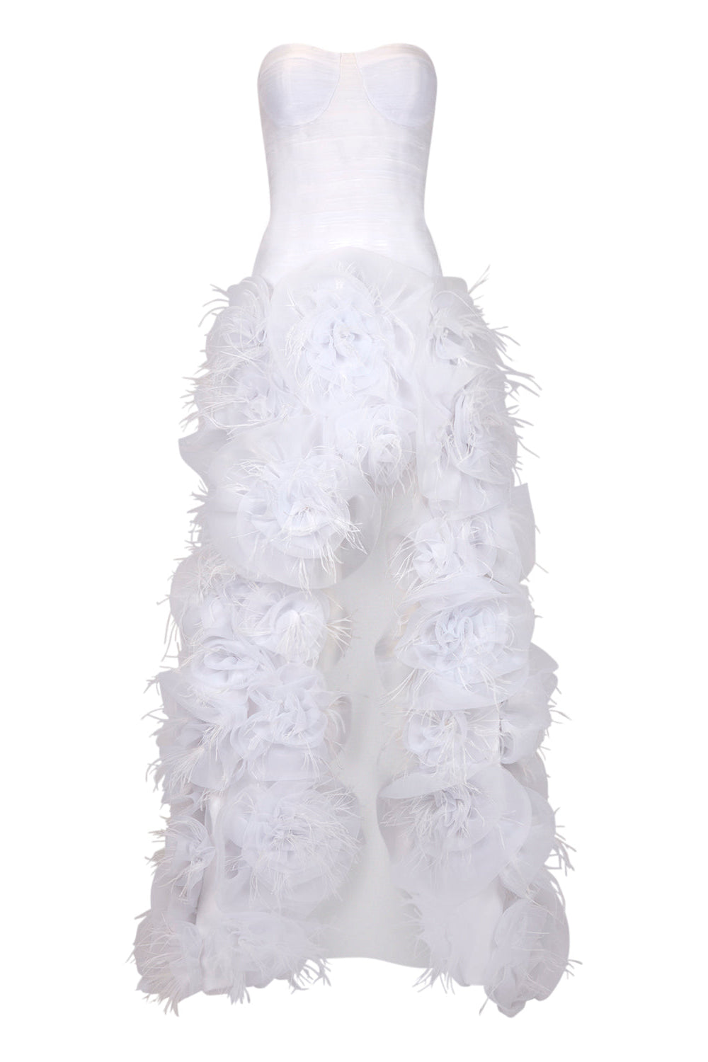 HAND-EMBROIDERED STRAPLESS GOWN (EXCLUSIVE)
