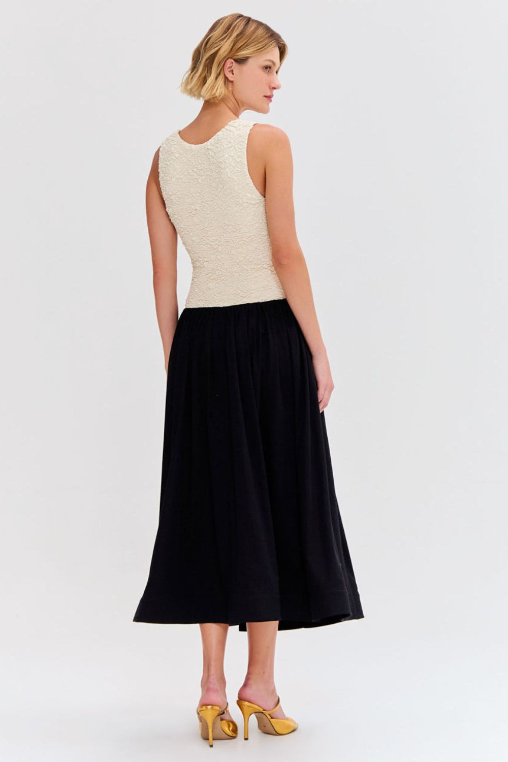 PAPILLON JACQUARD MIDI DRESS