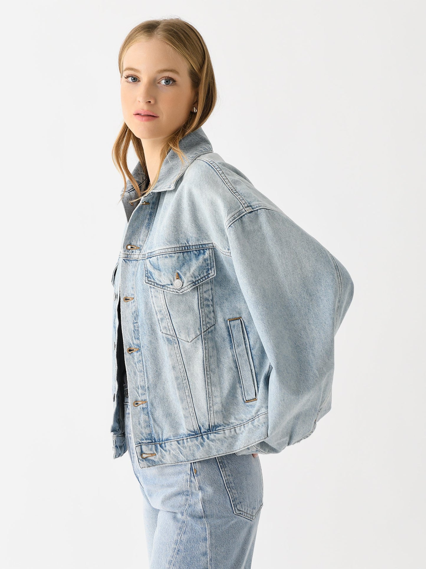 Agolde Women's Dalton Balloon Denim Jacket