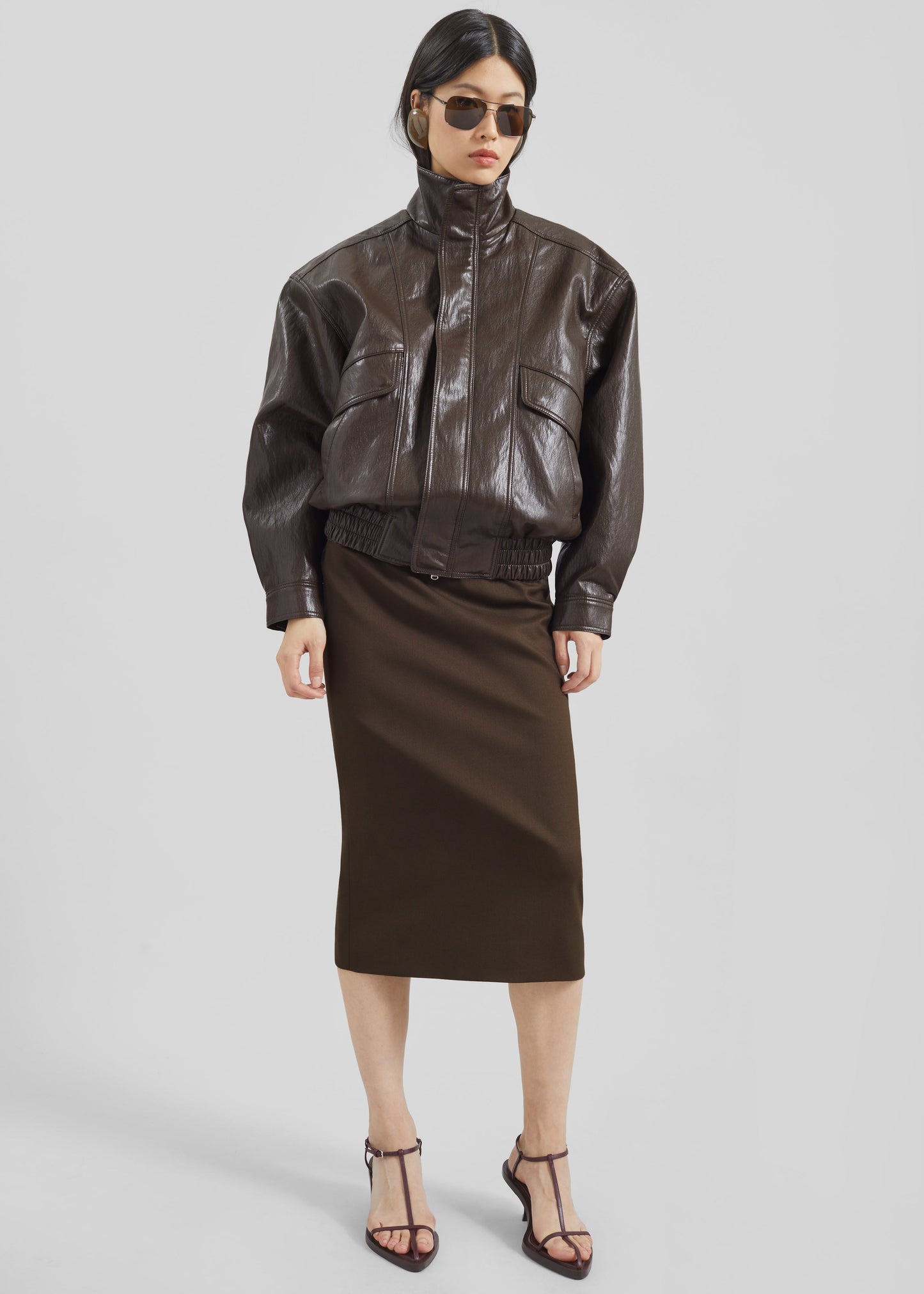 Alrose Midi Skirt - Mocha