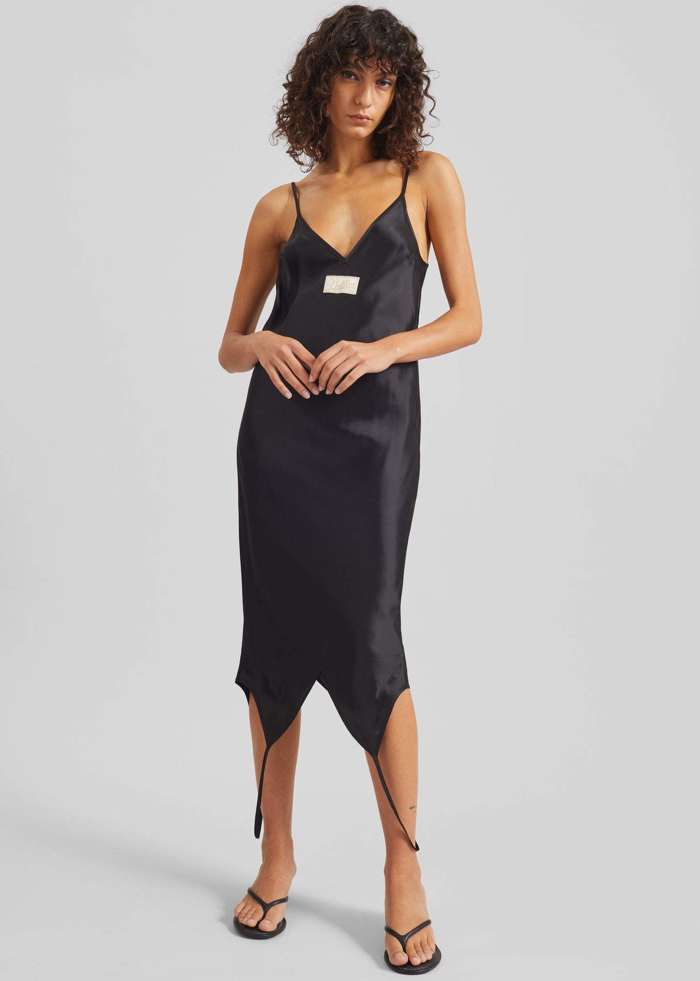 Bettter Double Cami Dress - Black