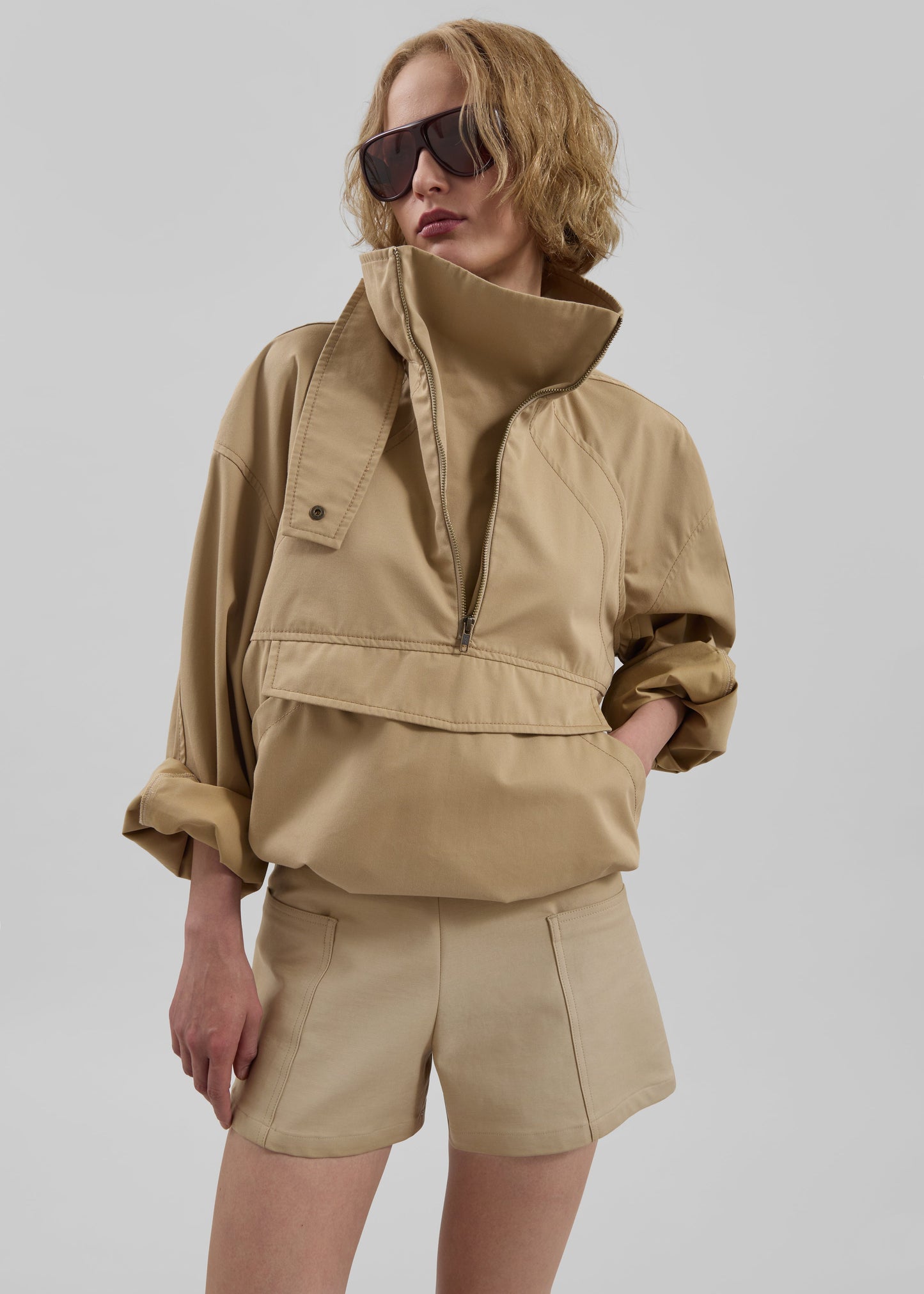 Bracey Soft Shorts - Camel