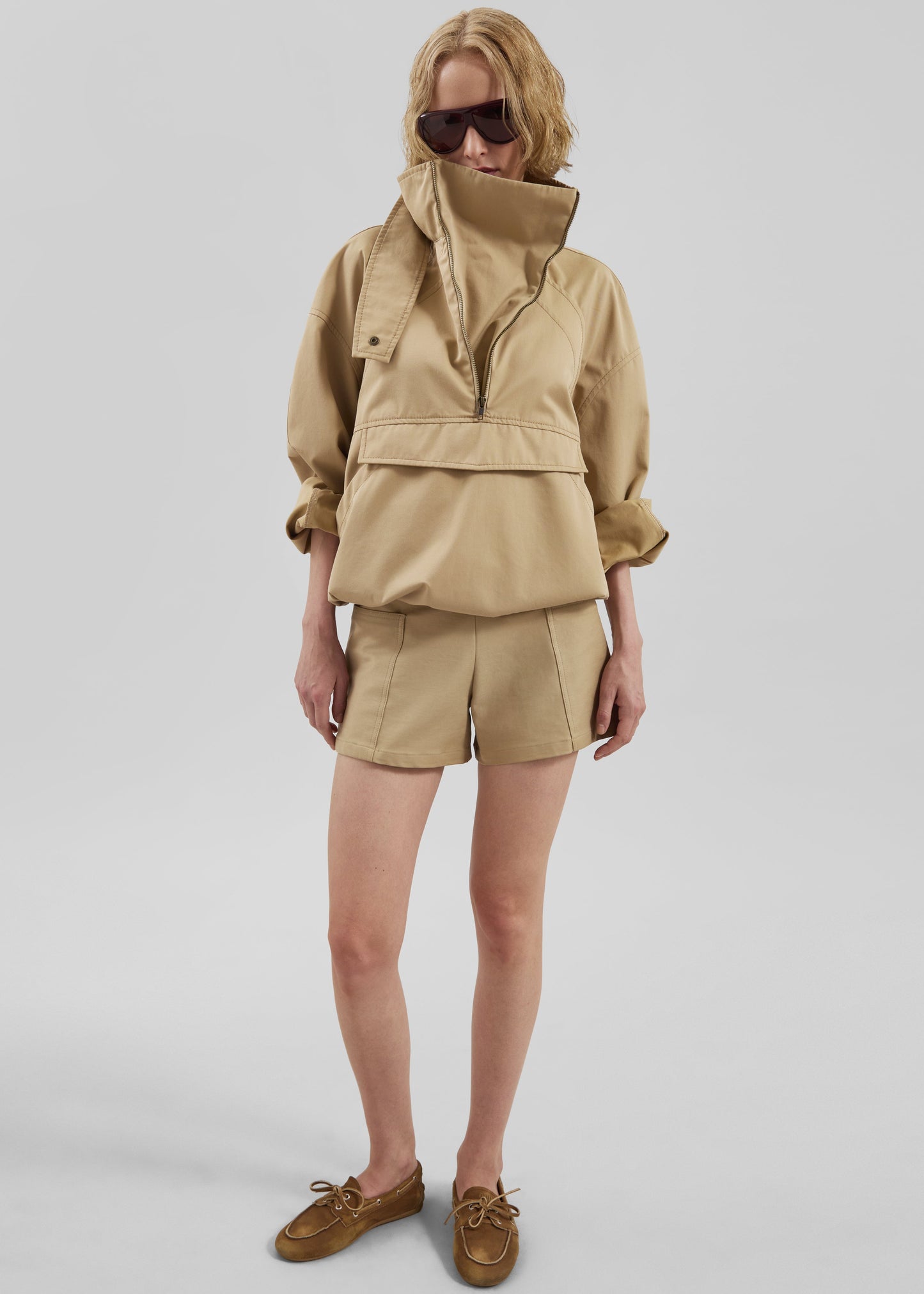 Bracey Soft Shorts - Camel