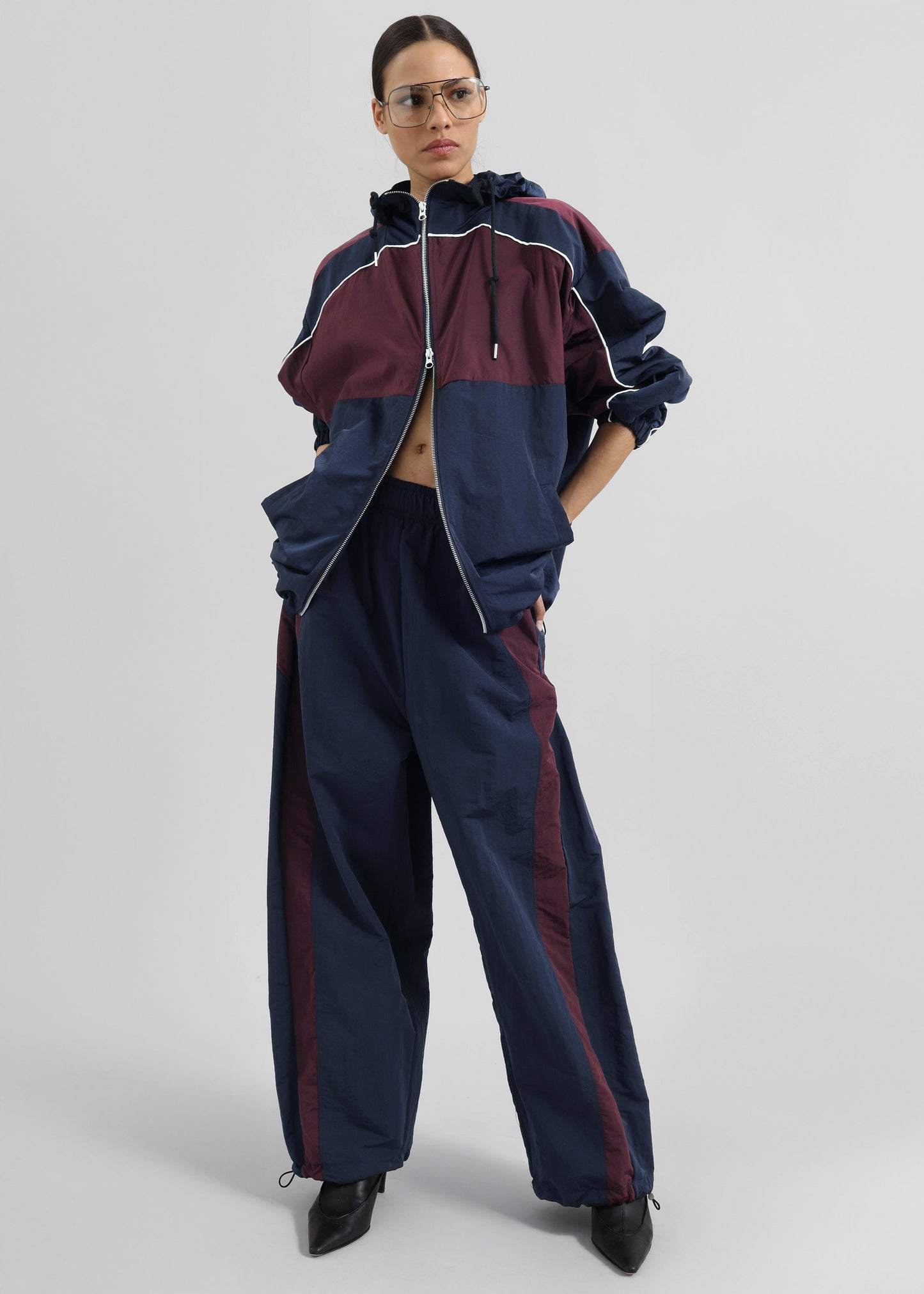 Bromley Colorblock Joggers - Navy