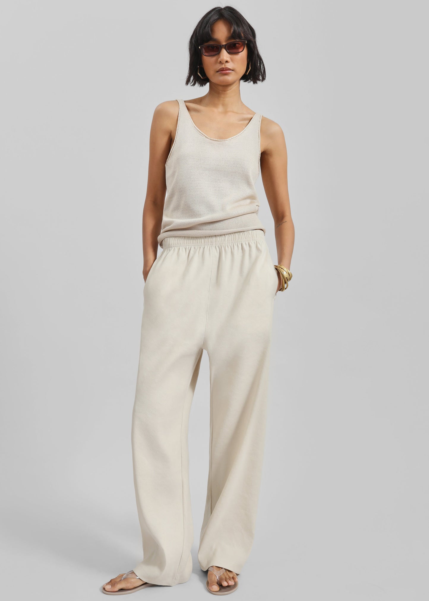 Cavert Linen Pants - Sand