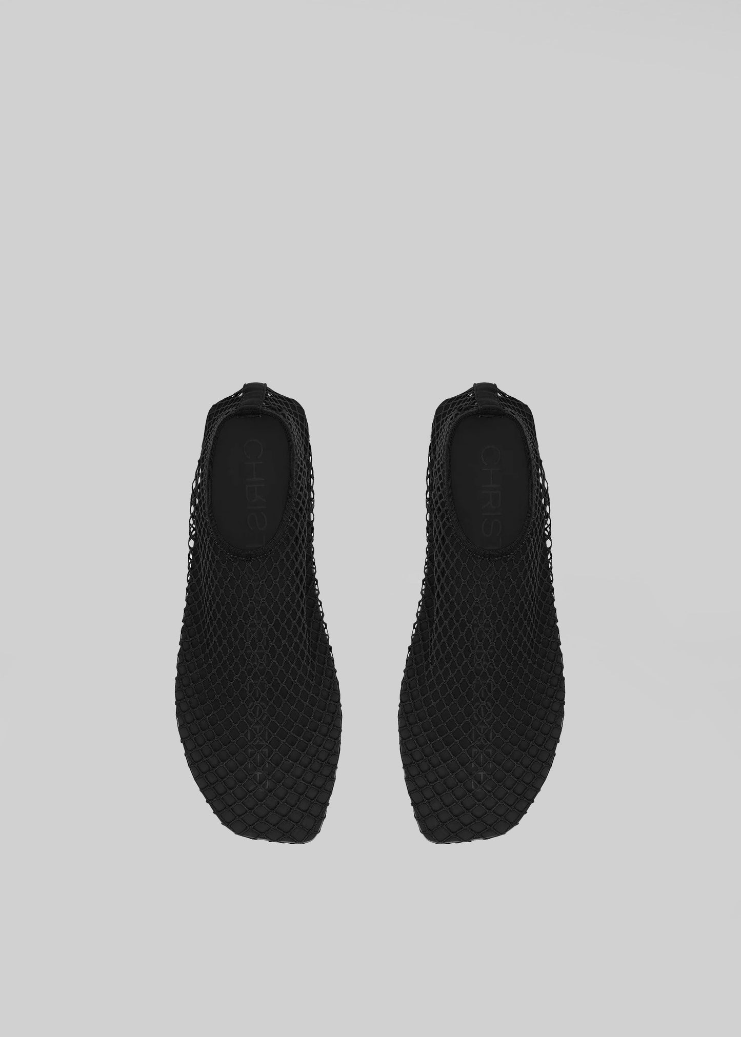 Christopher Esber Mesh Water Flats - Black