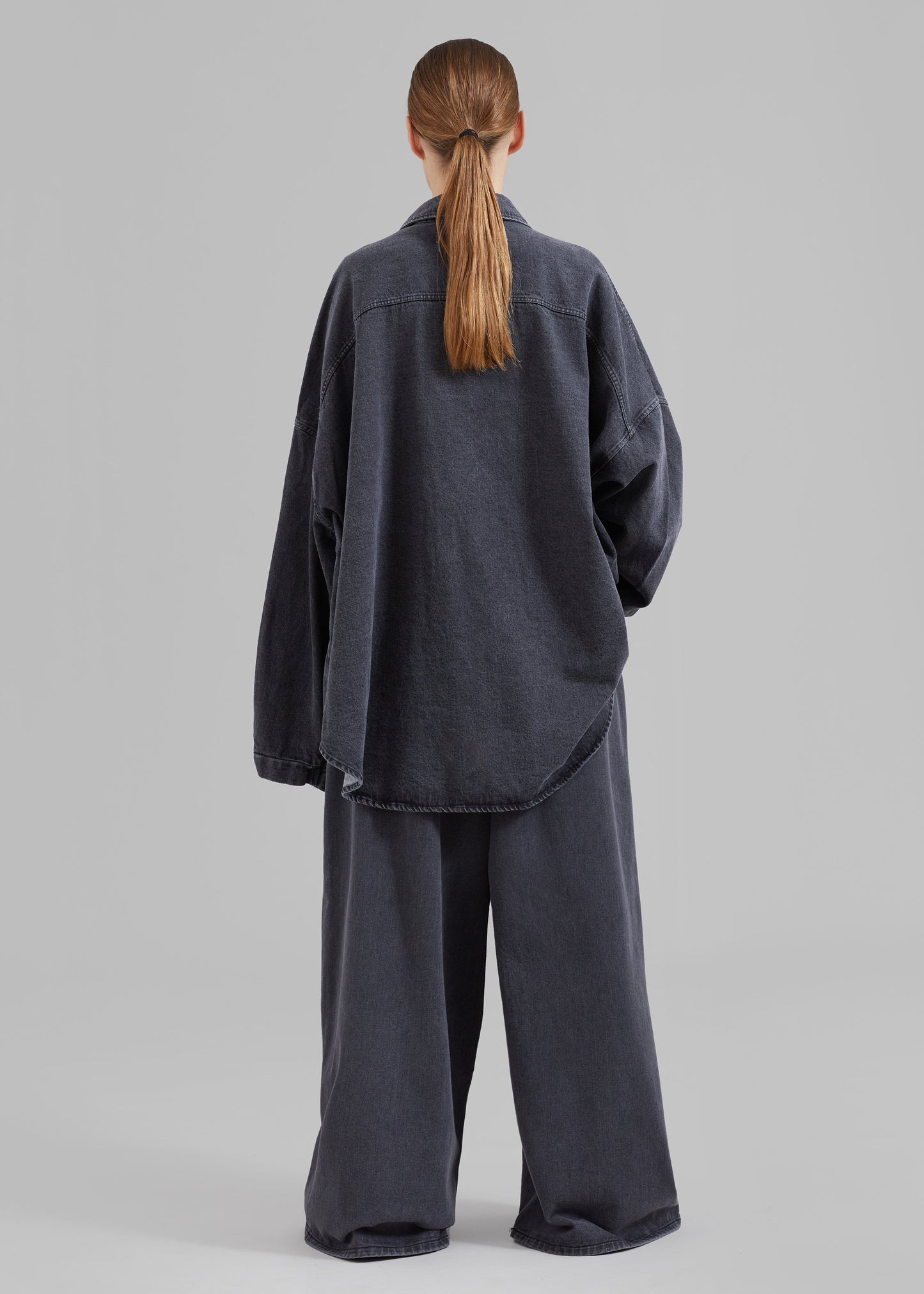 Dallas Denim Overshirt - Dark Grey