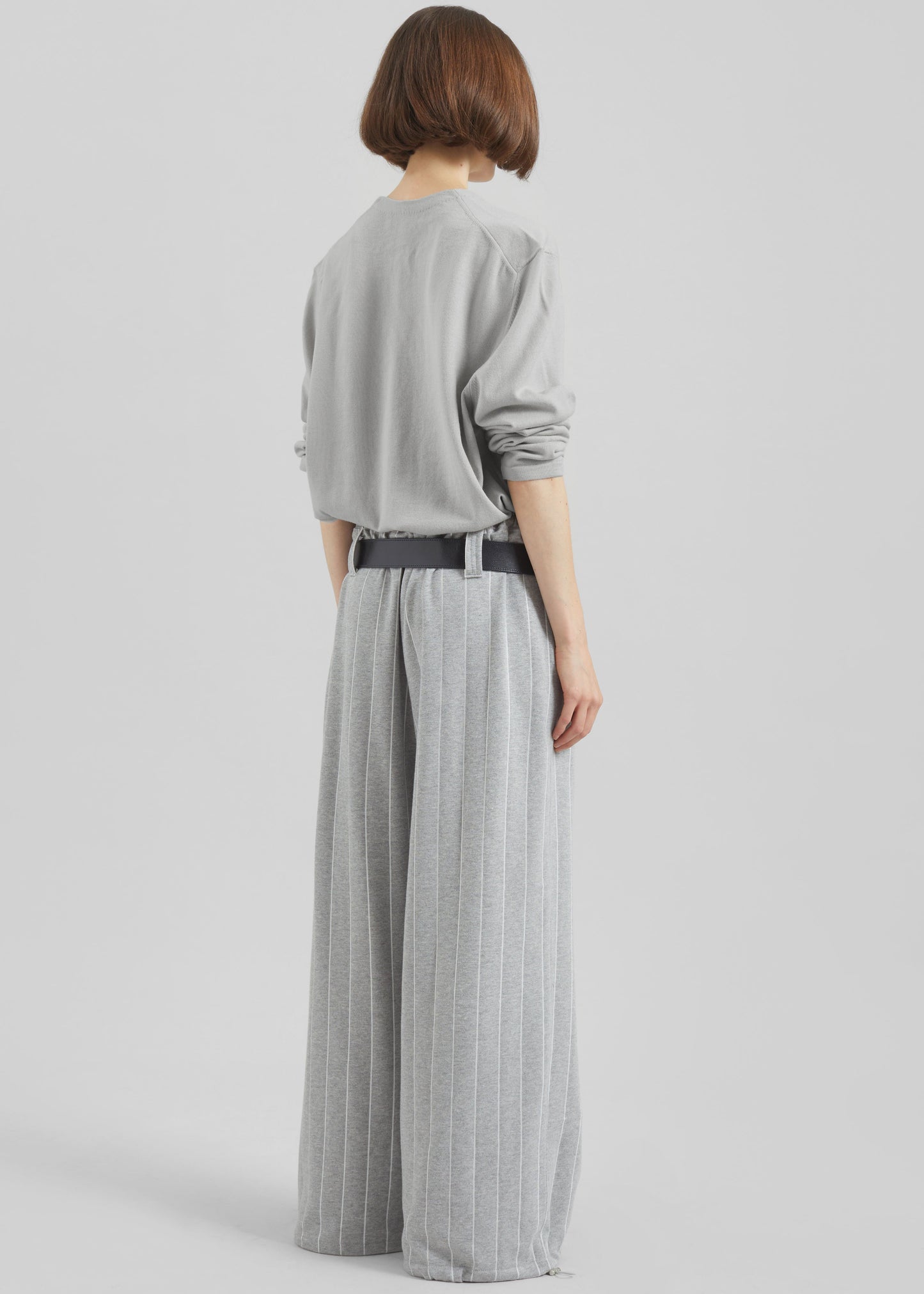 Gisby Striped Joggers - Grey