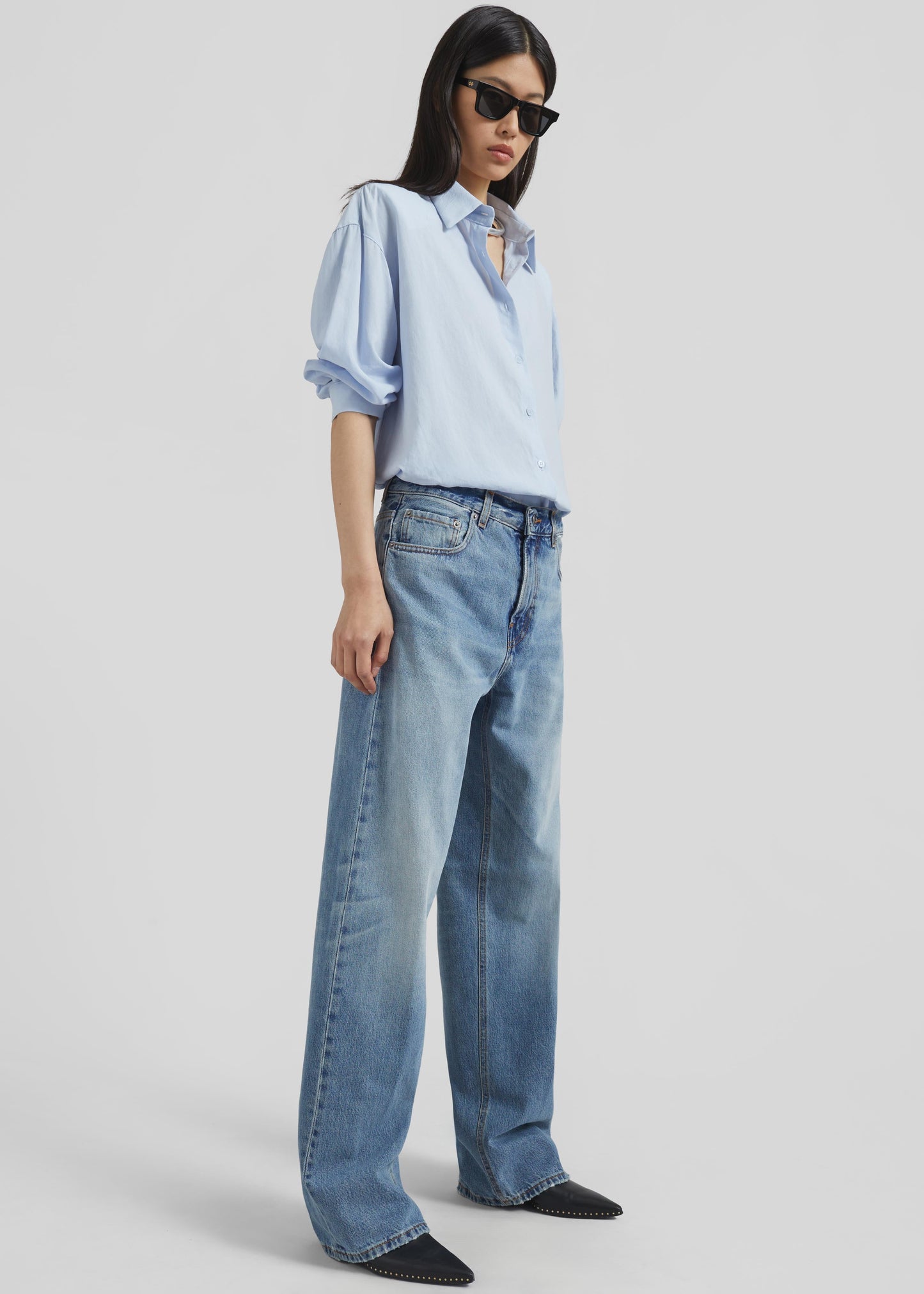 Haikure Bonnie Jeans - Dive Blue Wash