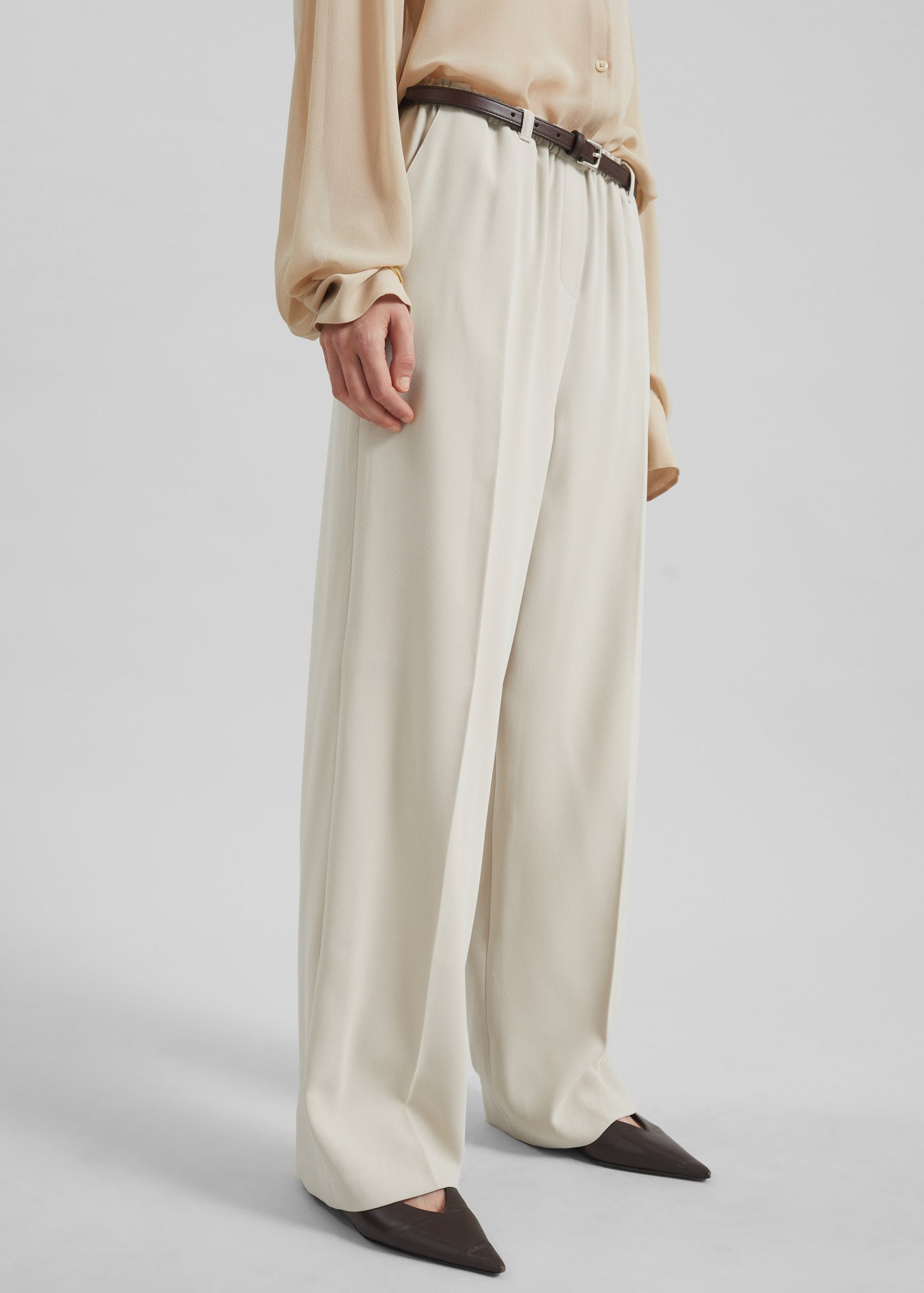 Hamnoy Straight Pants - Light Beige