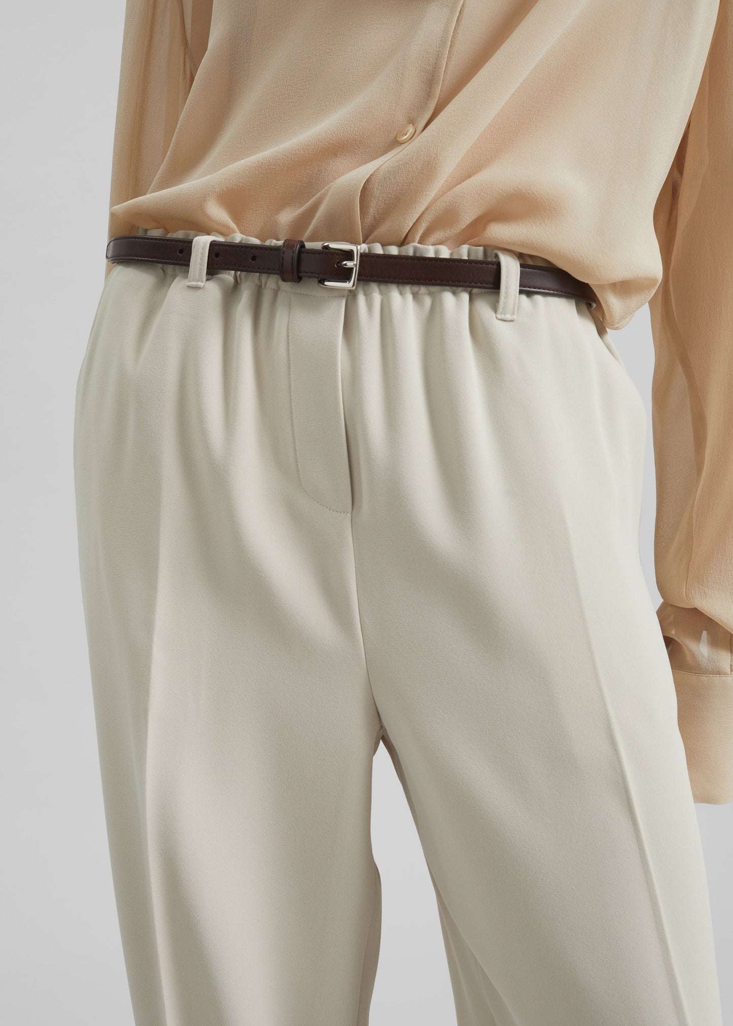 Hamnoy Straight Pants - Light Beige