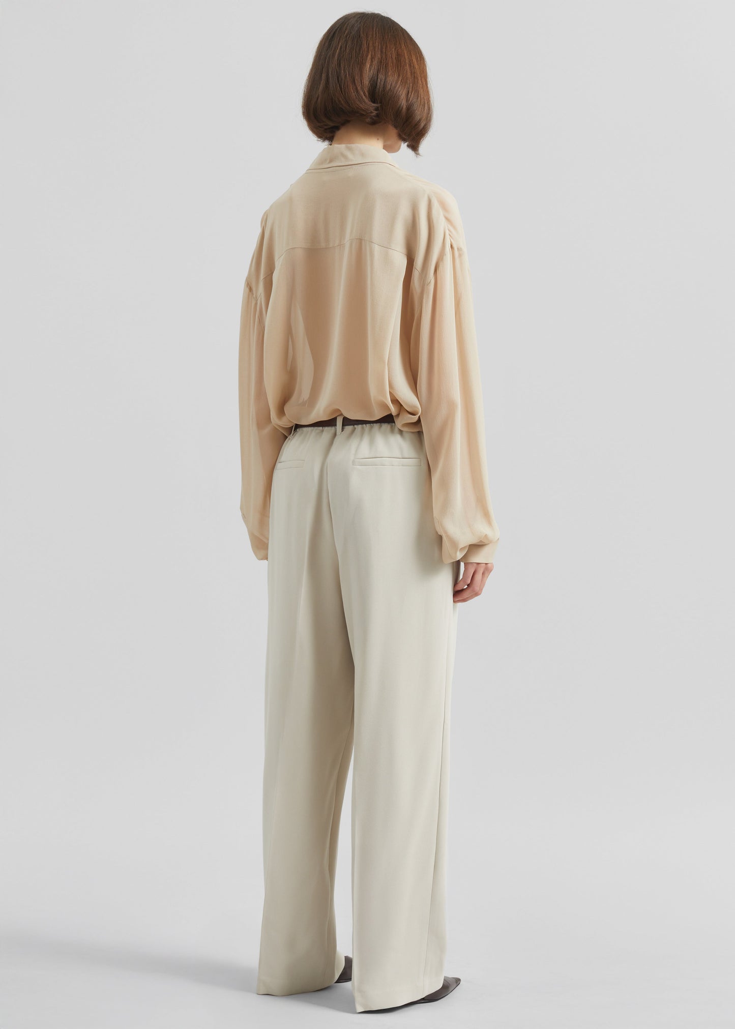 Hamnoy Straight Pants - Light Beige