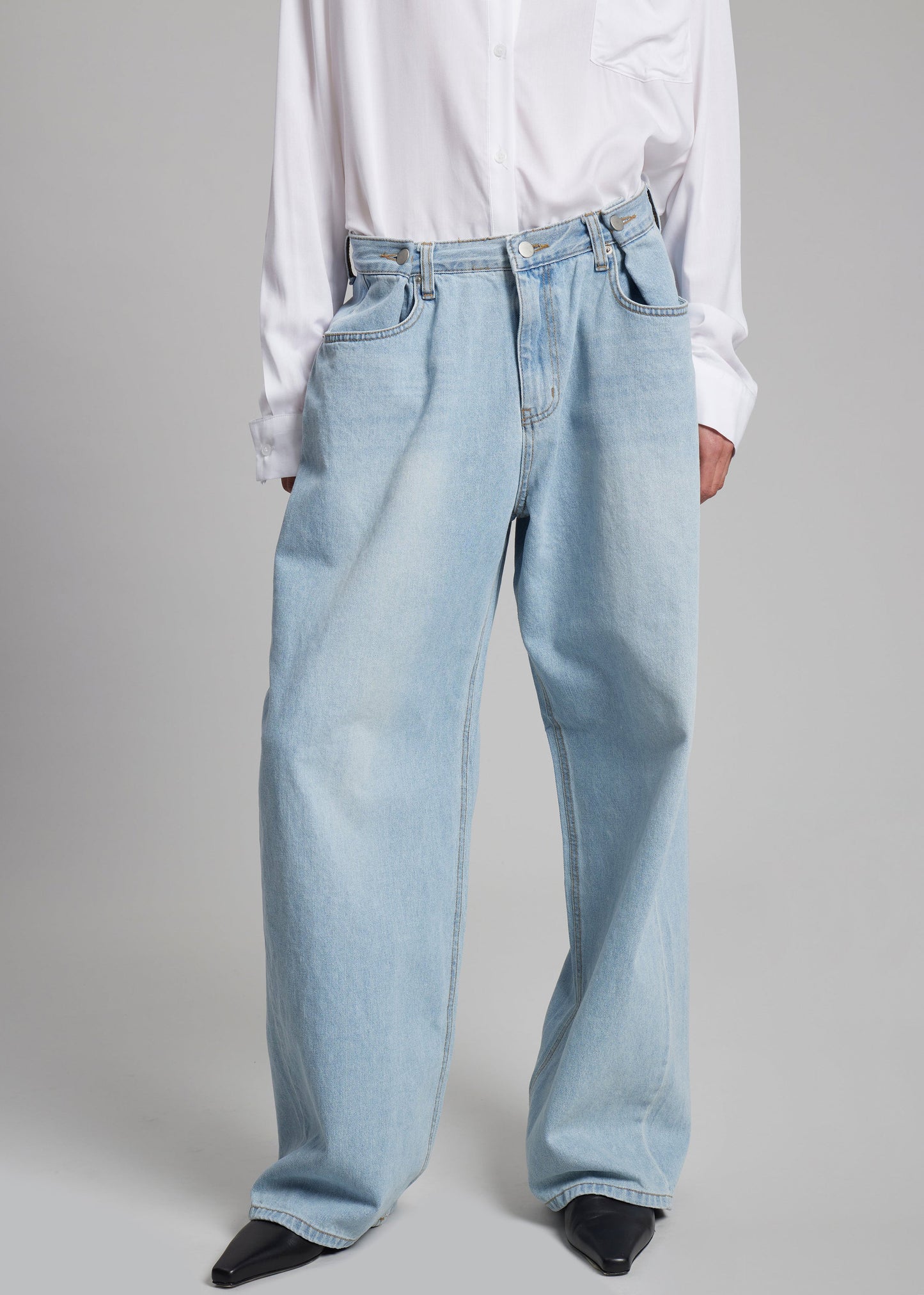 Hayla Denim Pants - Light Wash