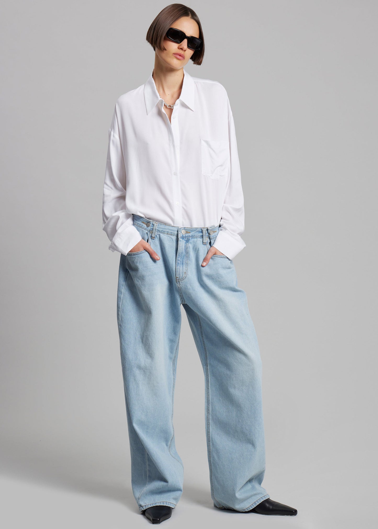 Hayla Denim Pants - Light Wash