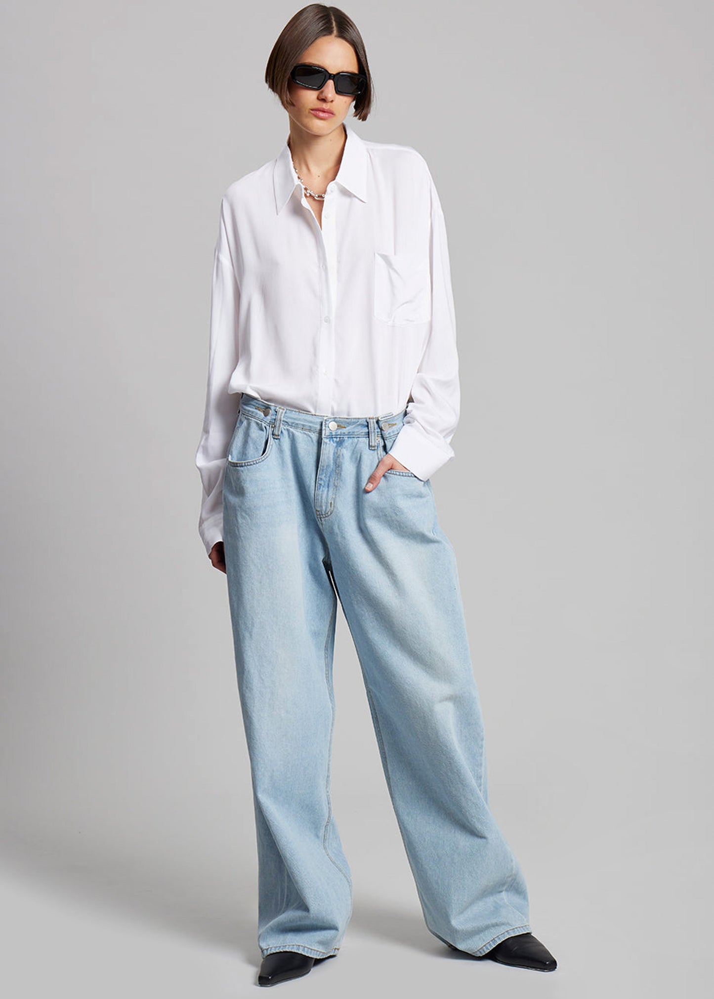 Hayla Denim Pants - Light Wash