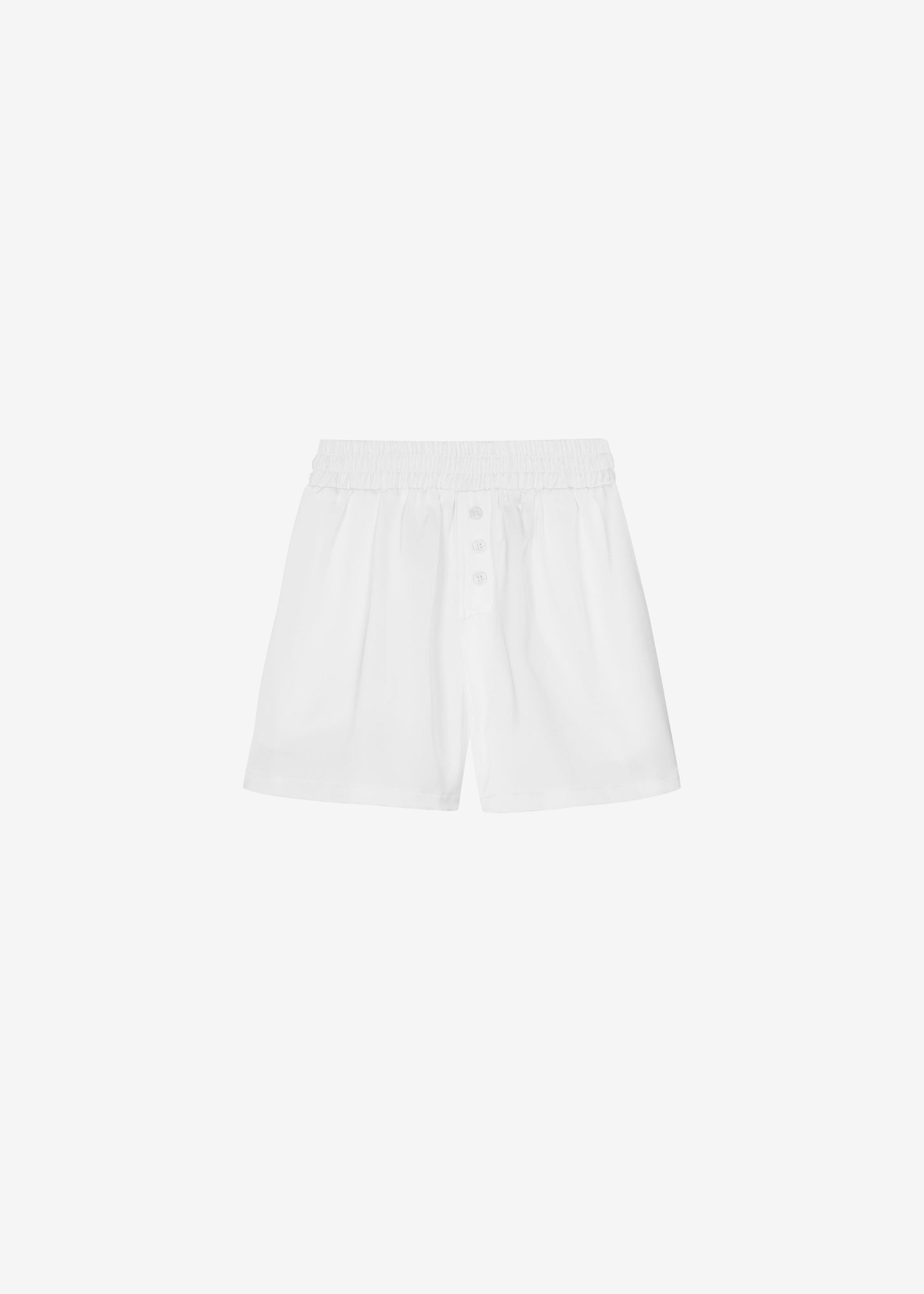 Ilsen Satin Boxer Shorts - White