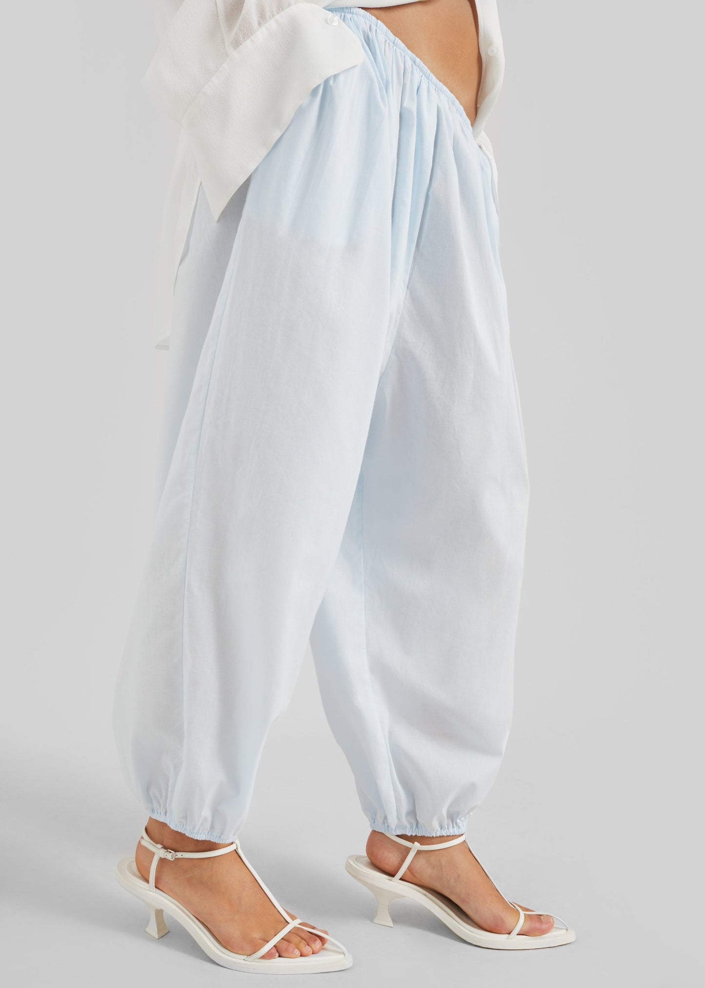 Isorella Balloon Pants - Light Blue