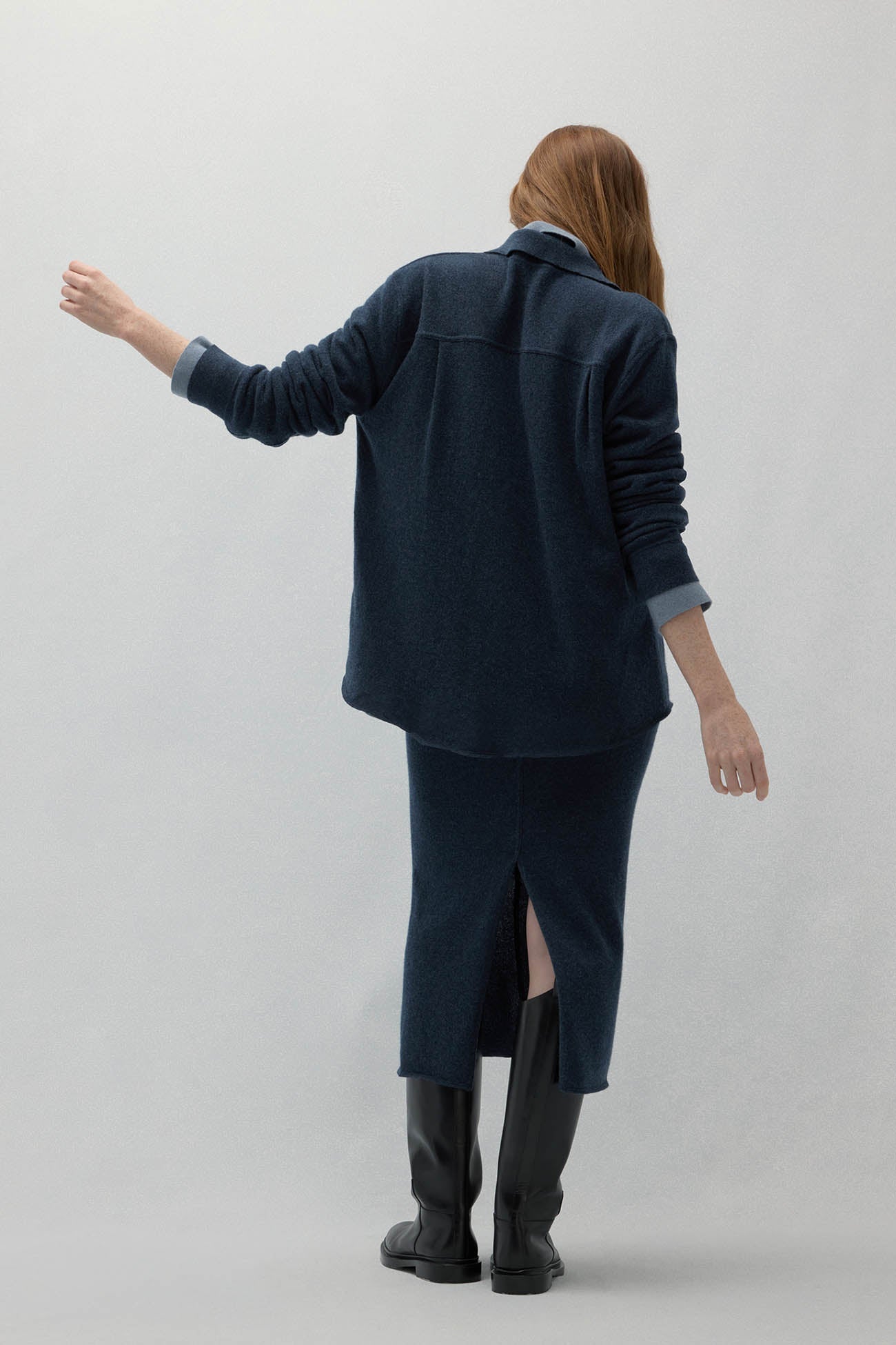 CATANIA DENIM CASHMERE SHIRT