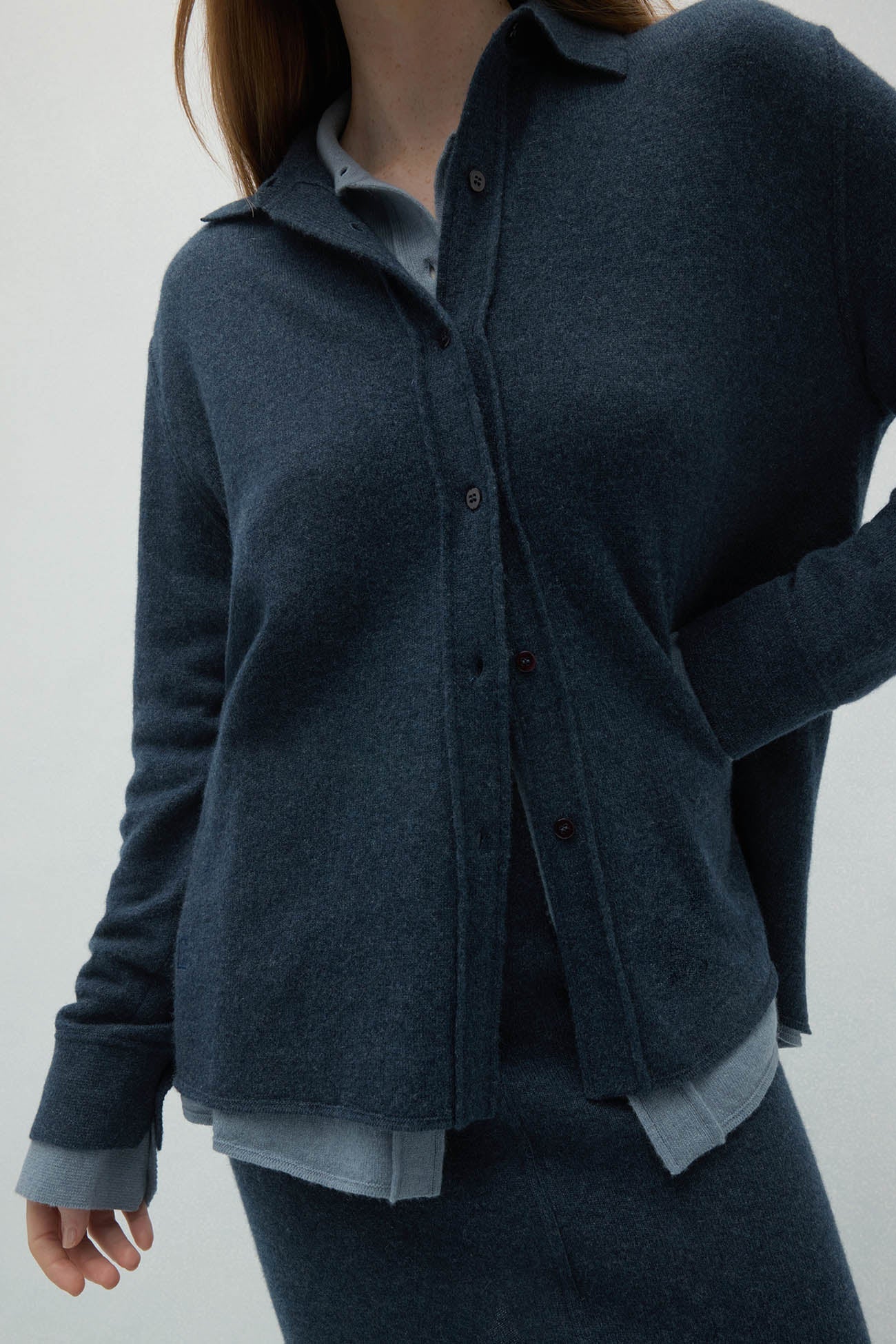 CATANIA DENIM CASHMERE SHIRT