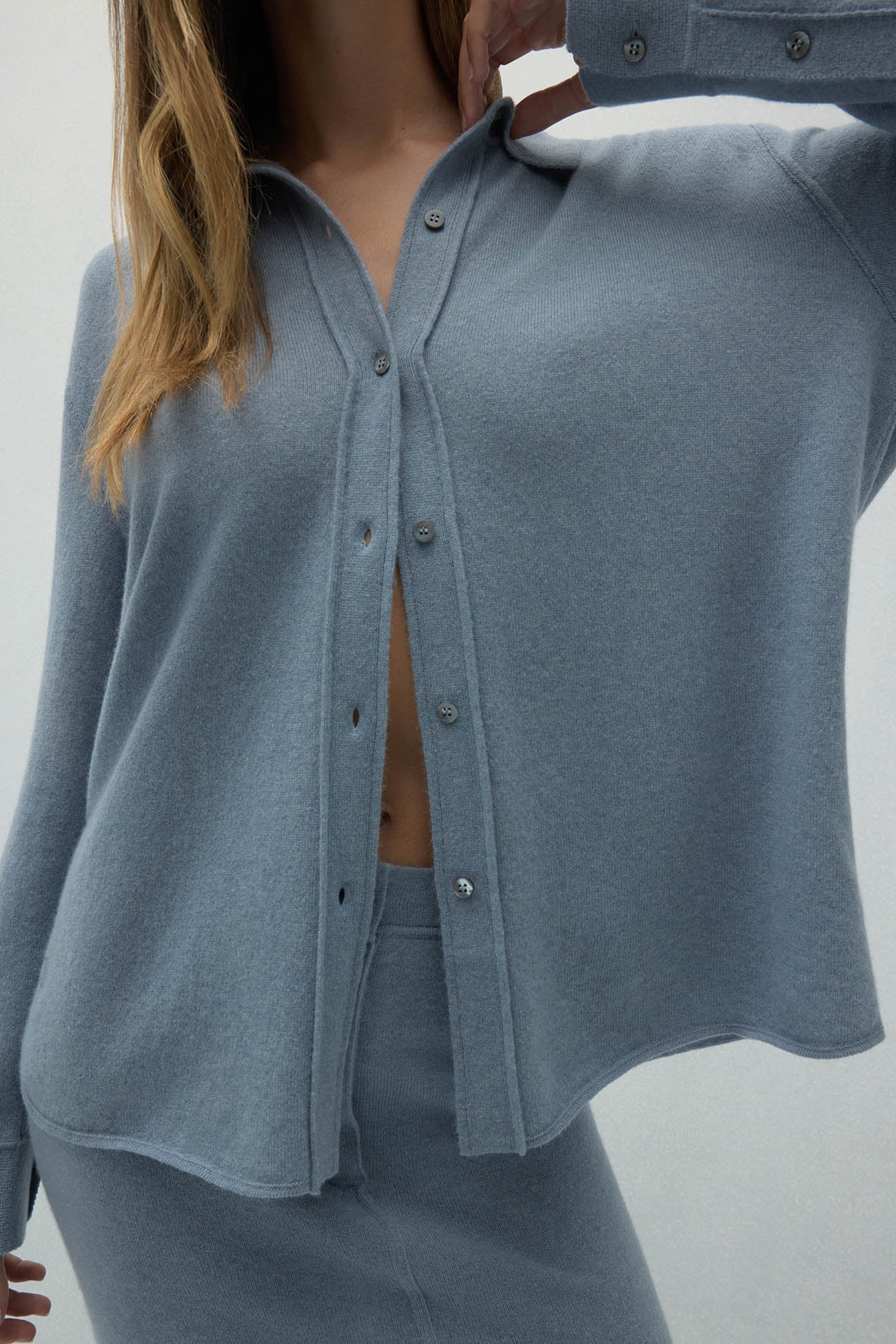 CATANIA DENIM CASHMERE SHIRT
