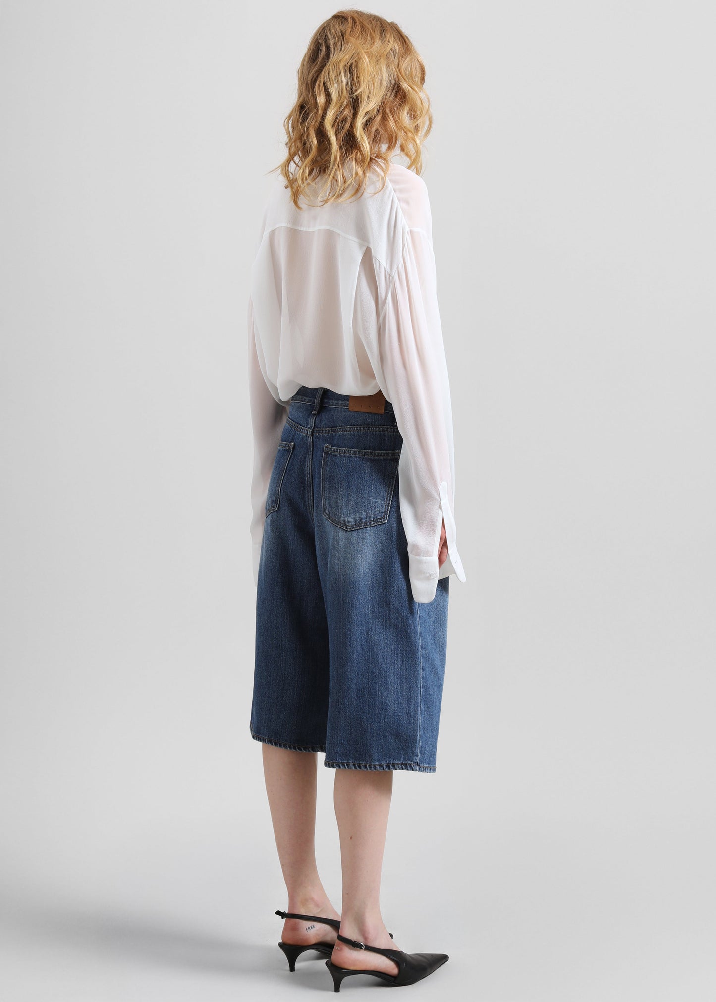 Kendon Denim Bermuda Shorts - Medium Wash