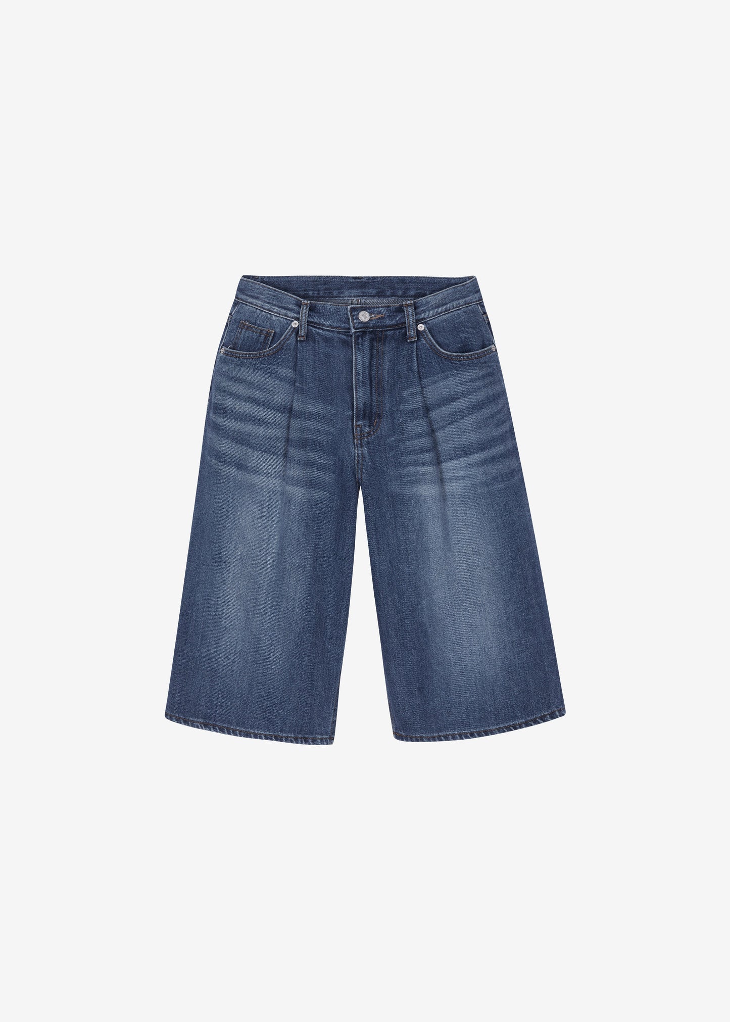Kendon Denim Bermuda Shorts - Medium Wash