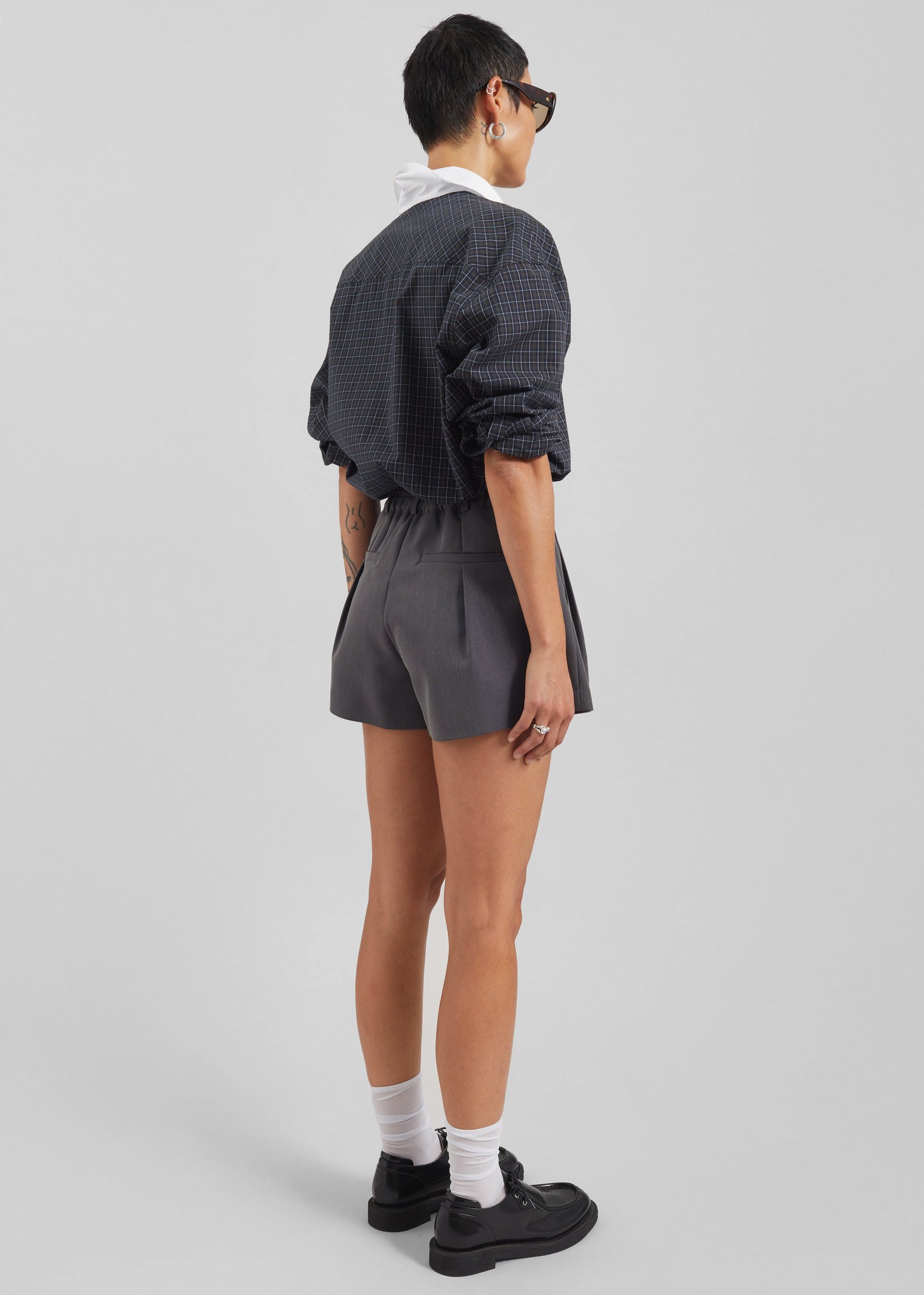 Kinsley Mini Shorts - Grey