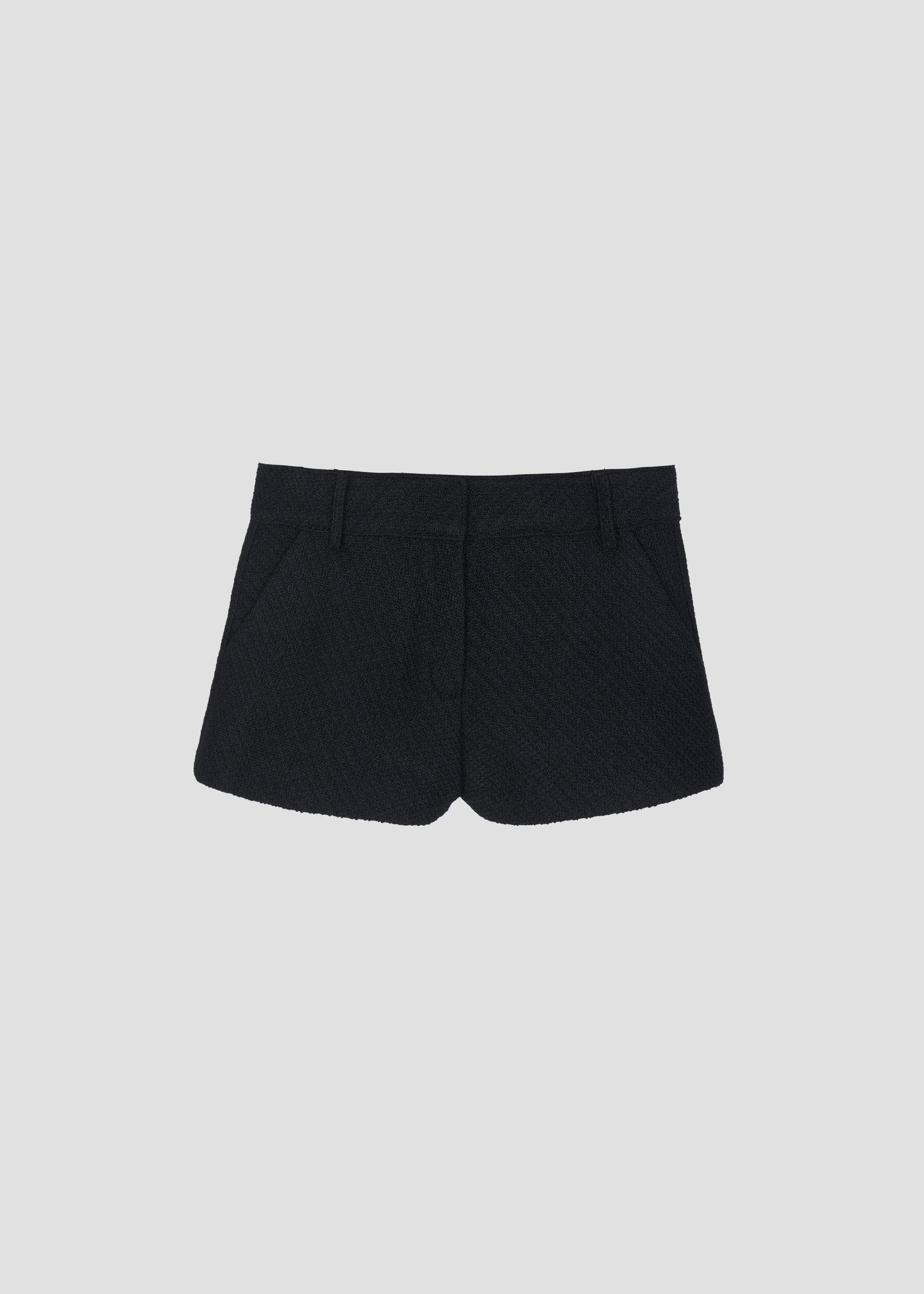 Lisette Tweed Hot Pants - Black
