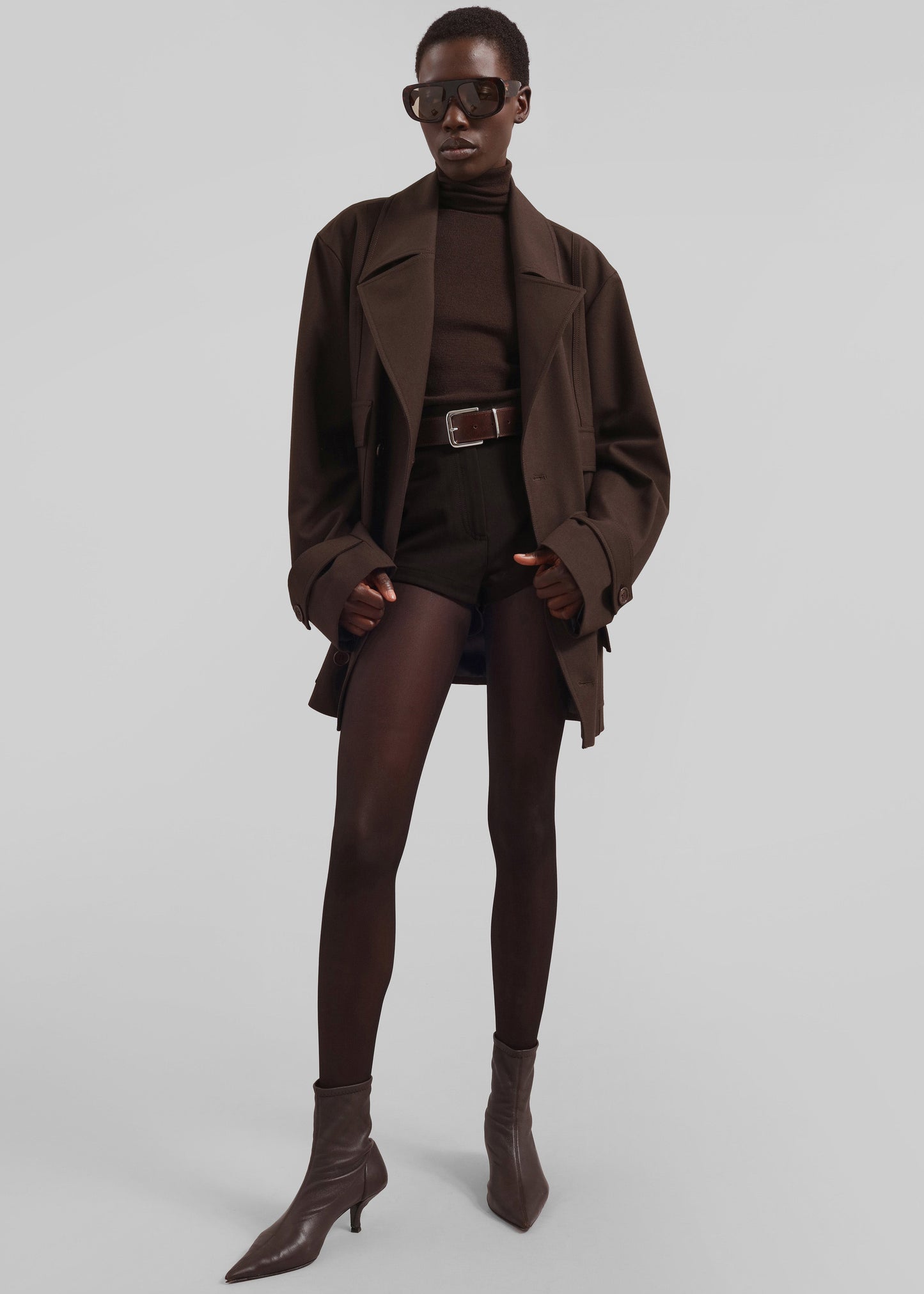 Loen Hot Pants - Brown