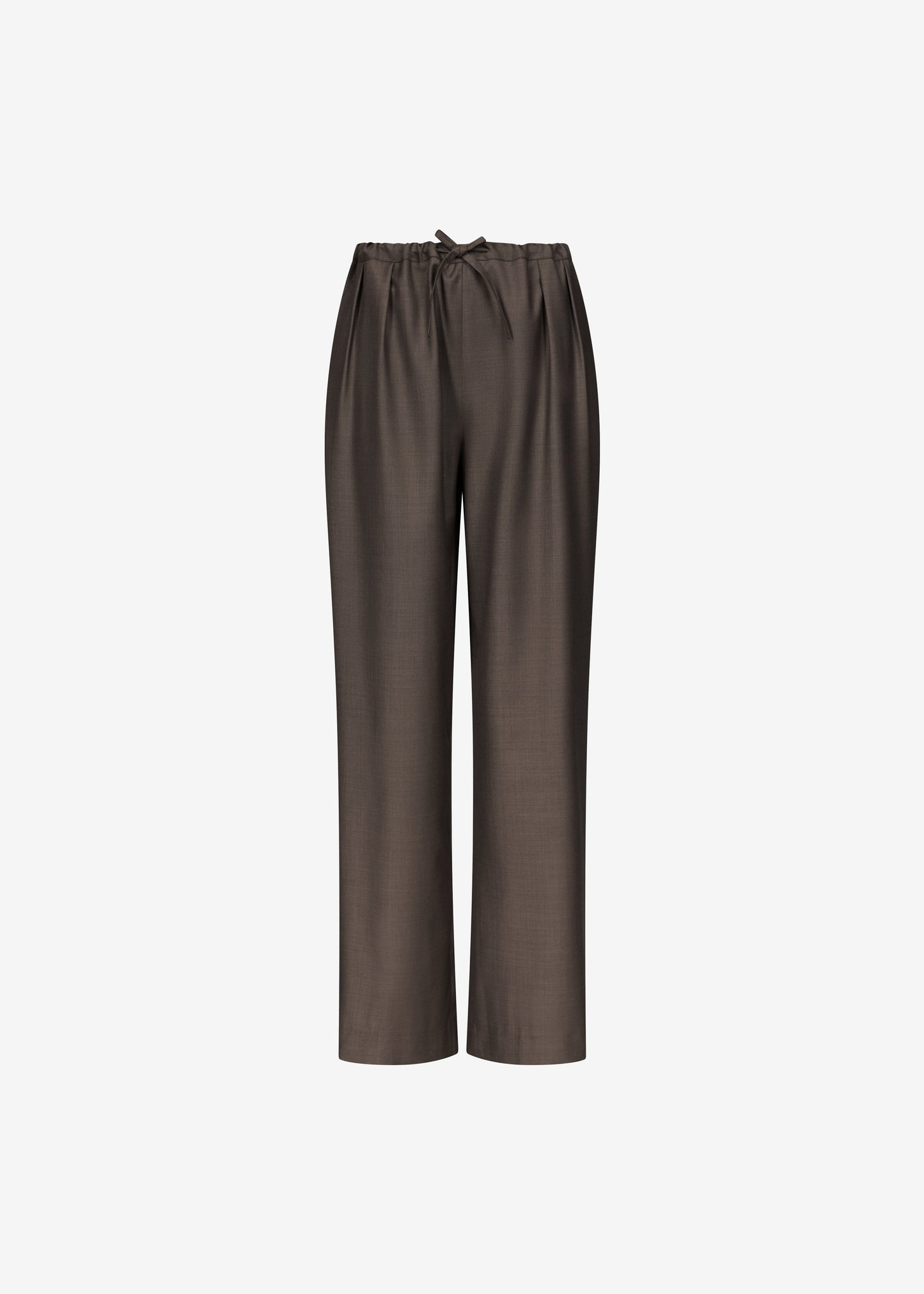 Loulou De Saison Cove Lds Wide Pants - Brown Melange