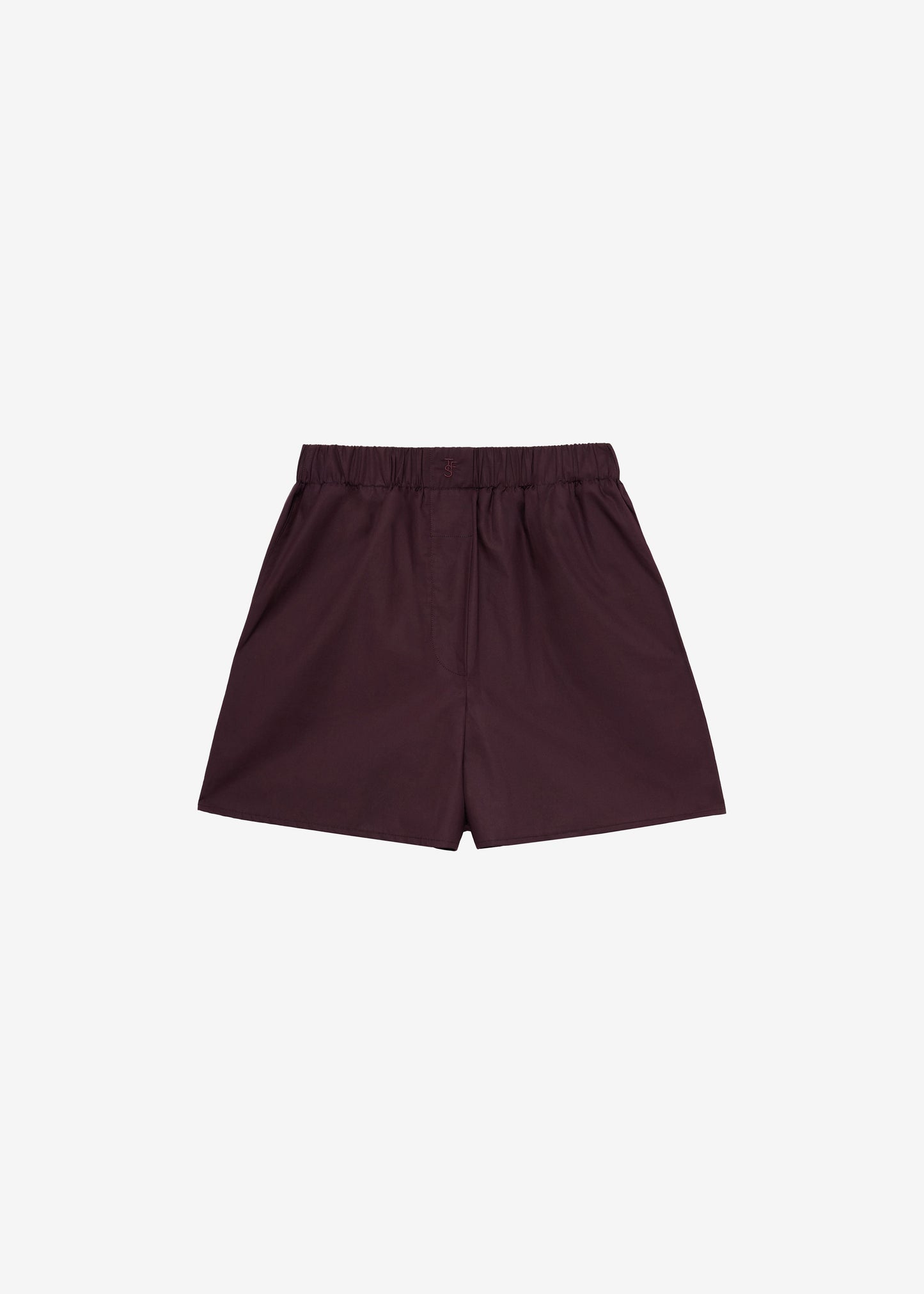 Lui Organic Cotton Boxer Shorts - Dark Plum