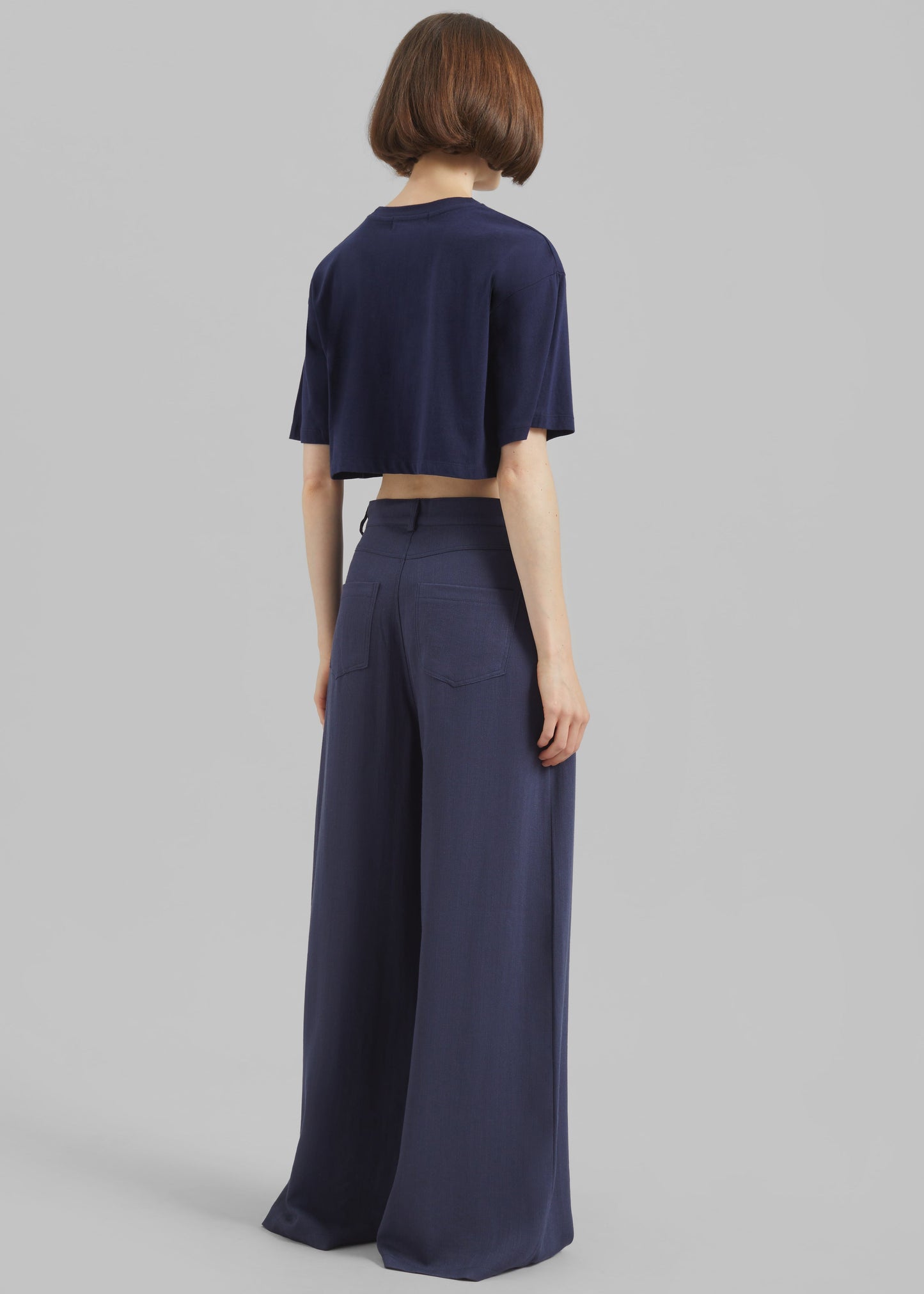 Mapello Wide Leg Pants - Navy