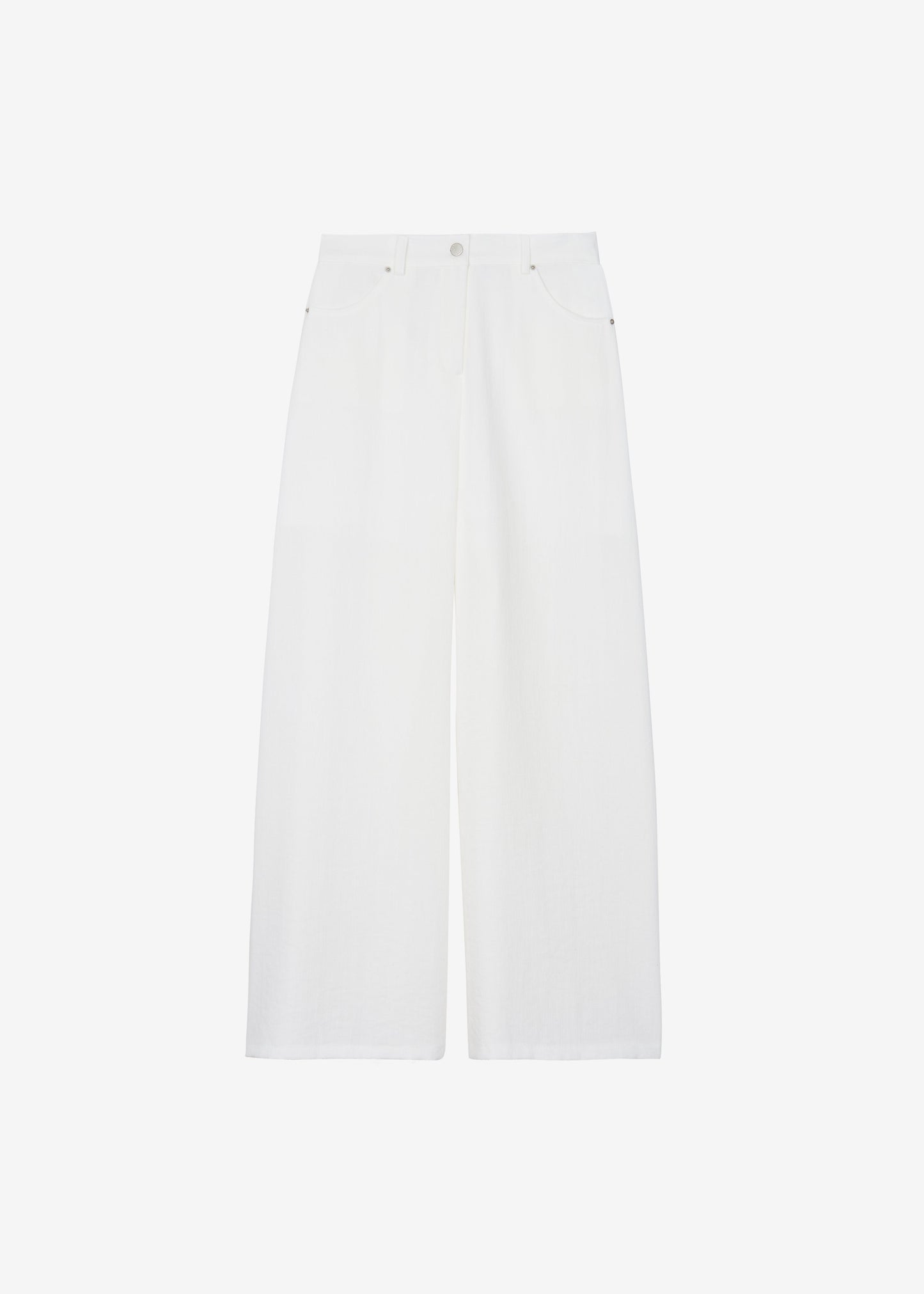 Mapello Wide Leg Pants - White