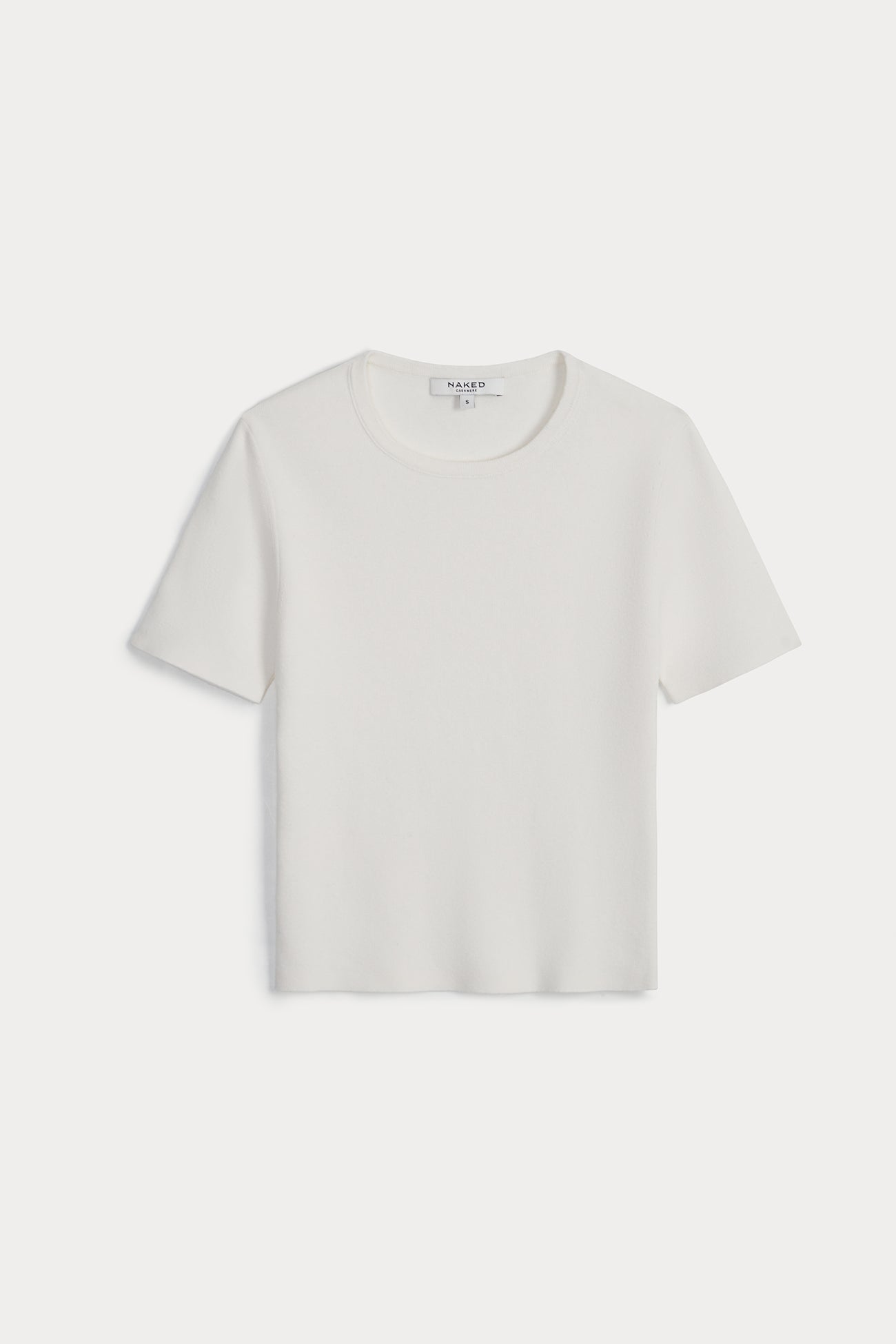 AMEY COTTON CASHMERE CREWNECK TEE