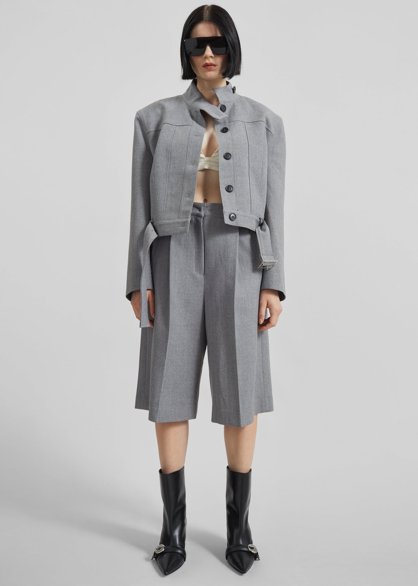 Ninove Bermuda Shorts - Grey