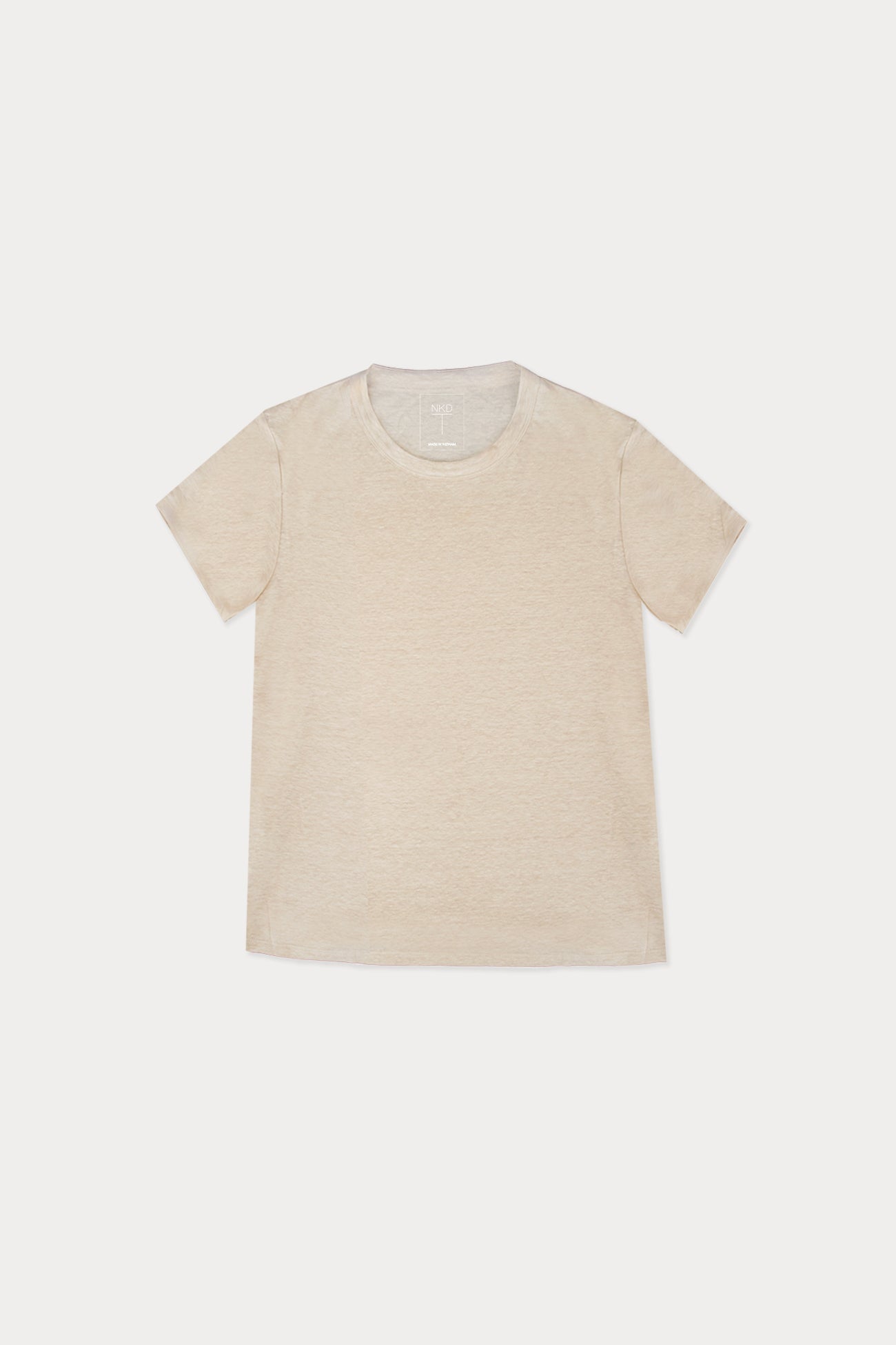 CHLOE LINEN CREWNECK TEE