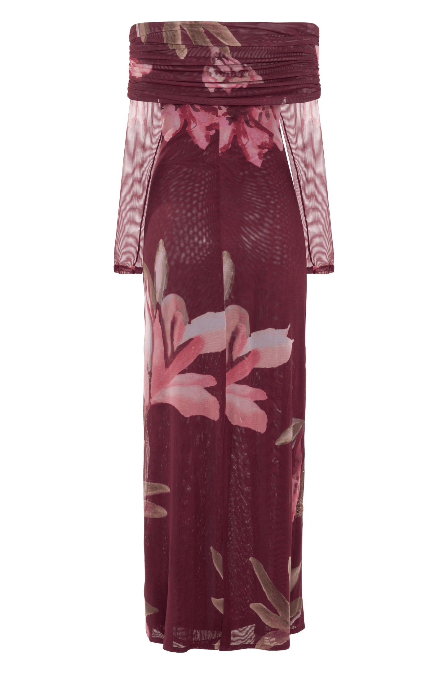 DELICATA TULLE MAXI DRESS