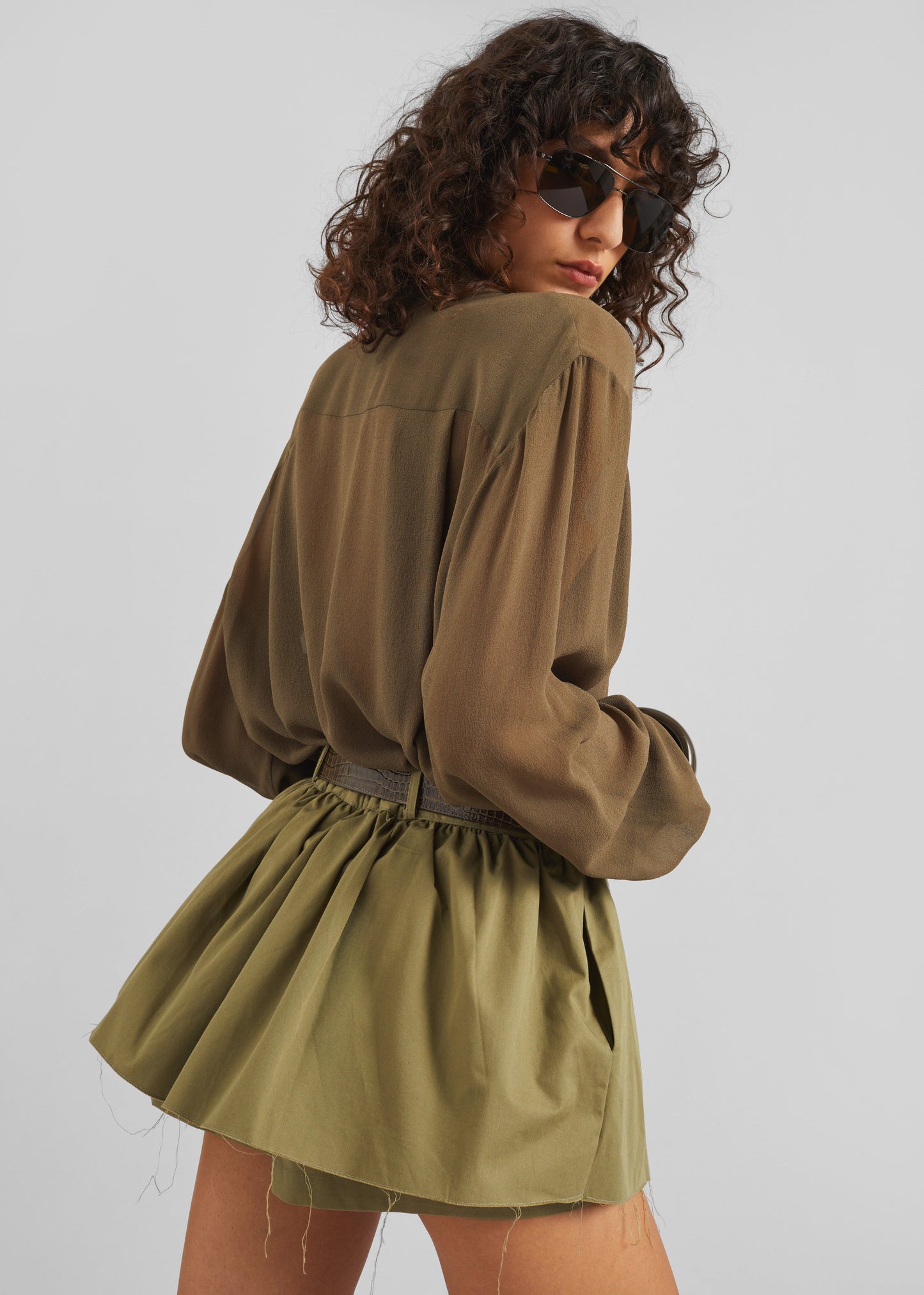 Raheny Mini Skort - Olive