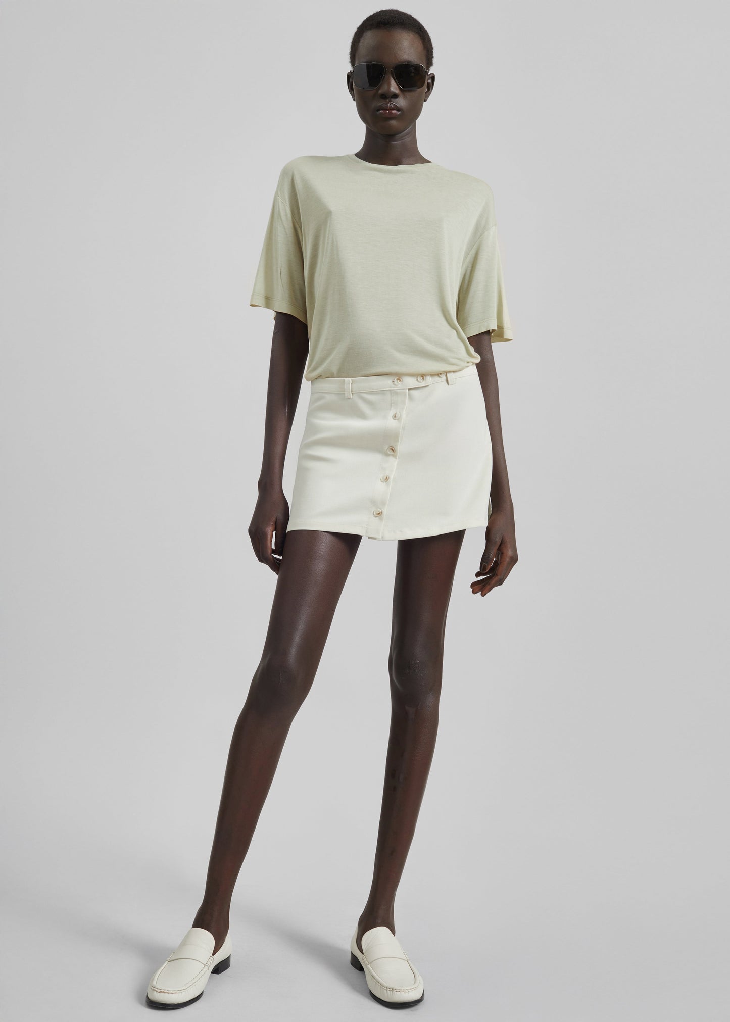 Ronne Mini Skirt - Cream