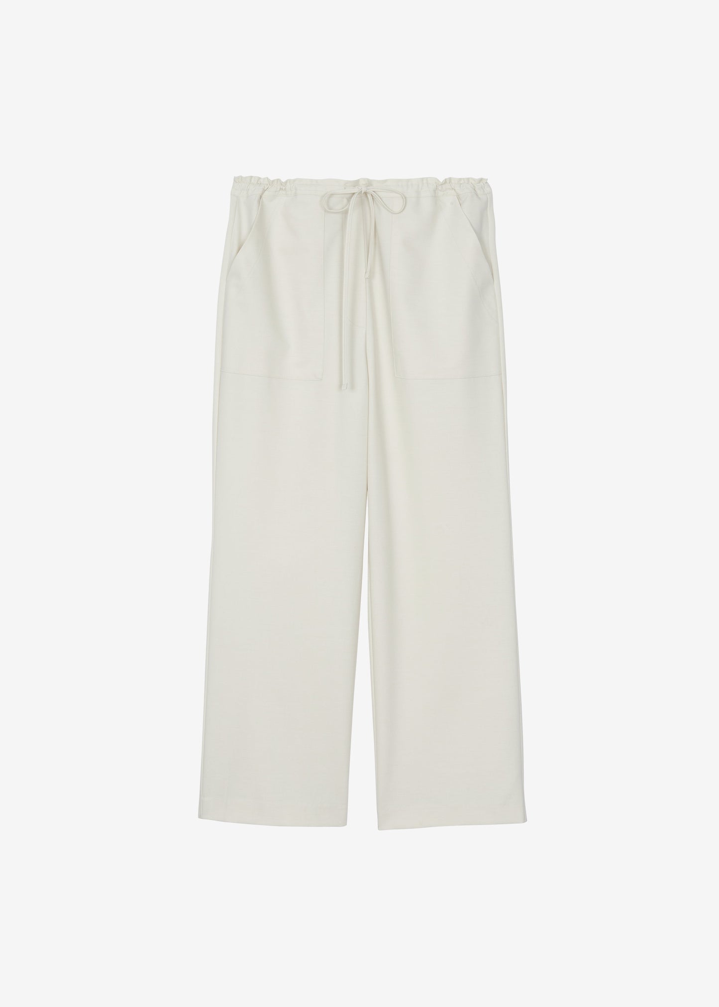 Ronne Straight Trousers - Cream