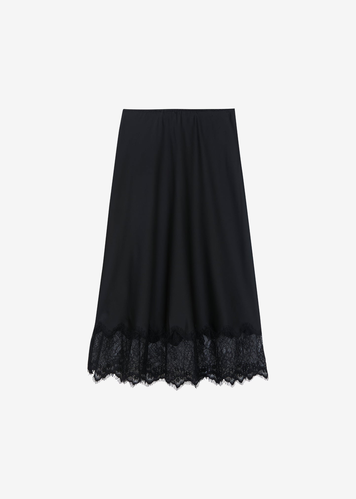 Rosyth Lace Midi Skirt - Black