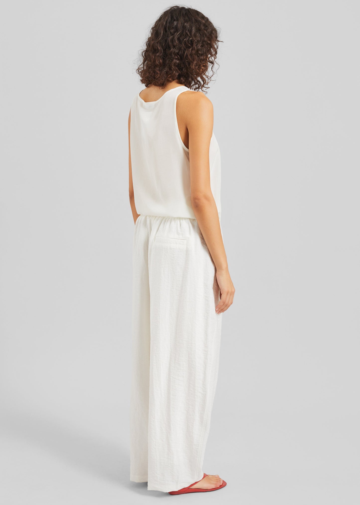 Senart Barrel Leg Pants - Ivory