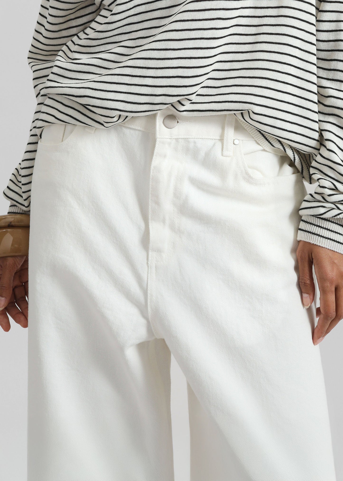 Simo Straight Jeans - White