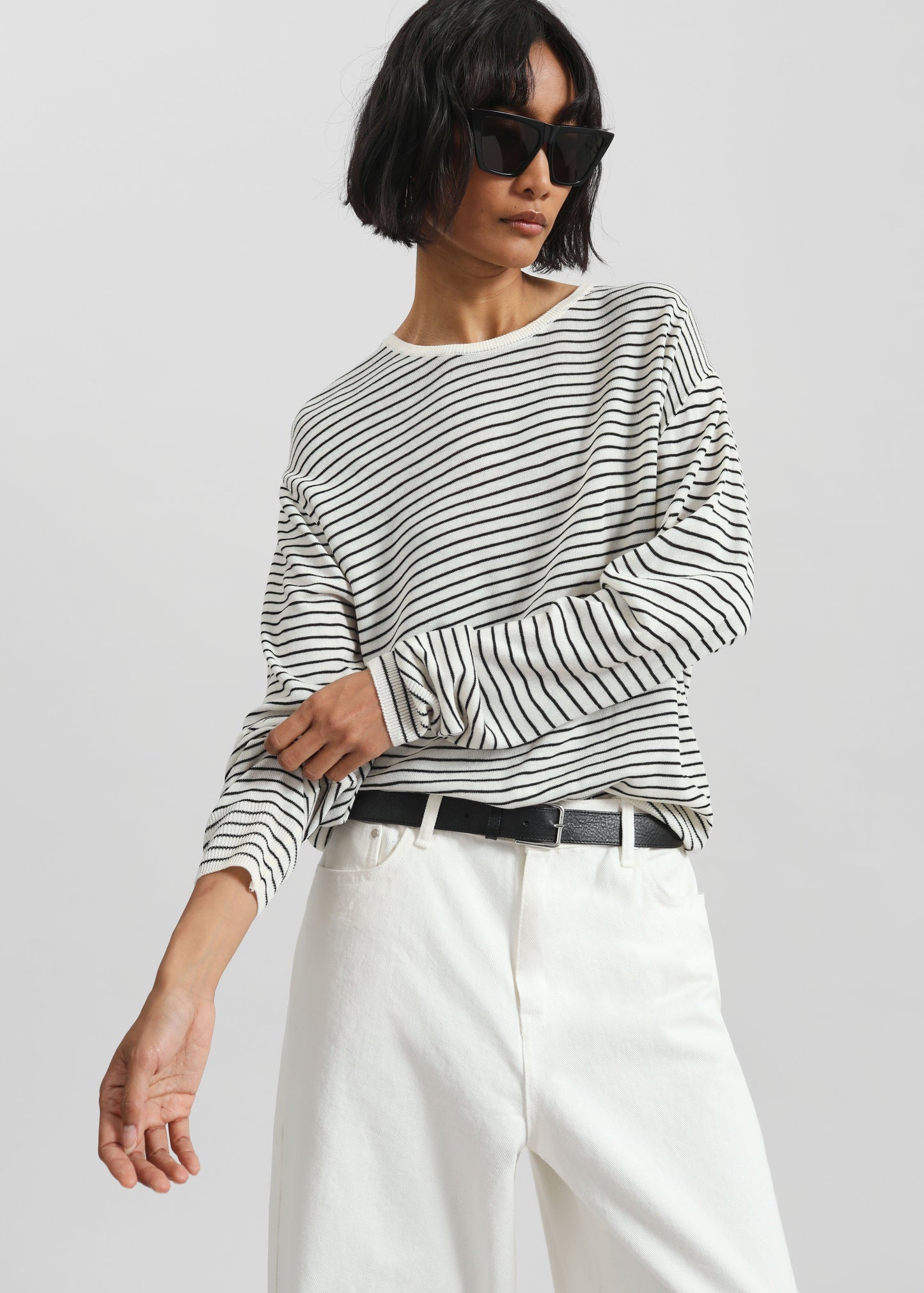 Simo Straight Jeans - White