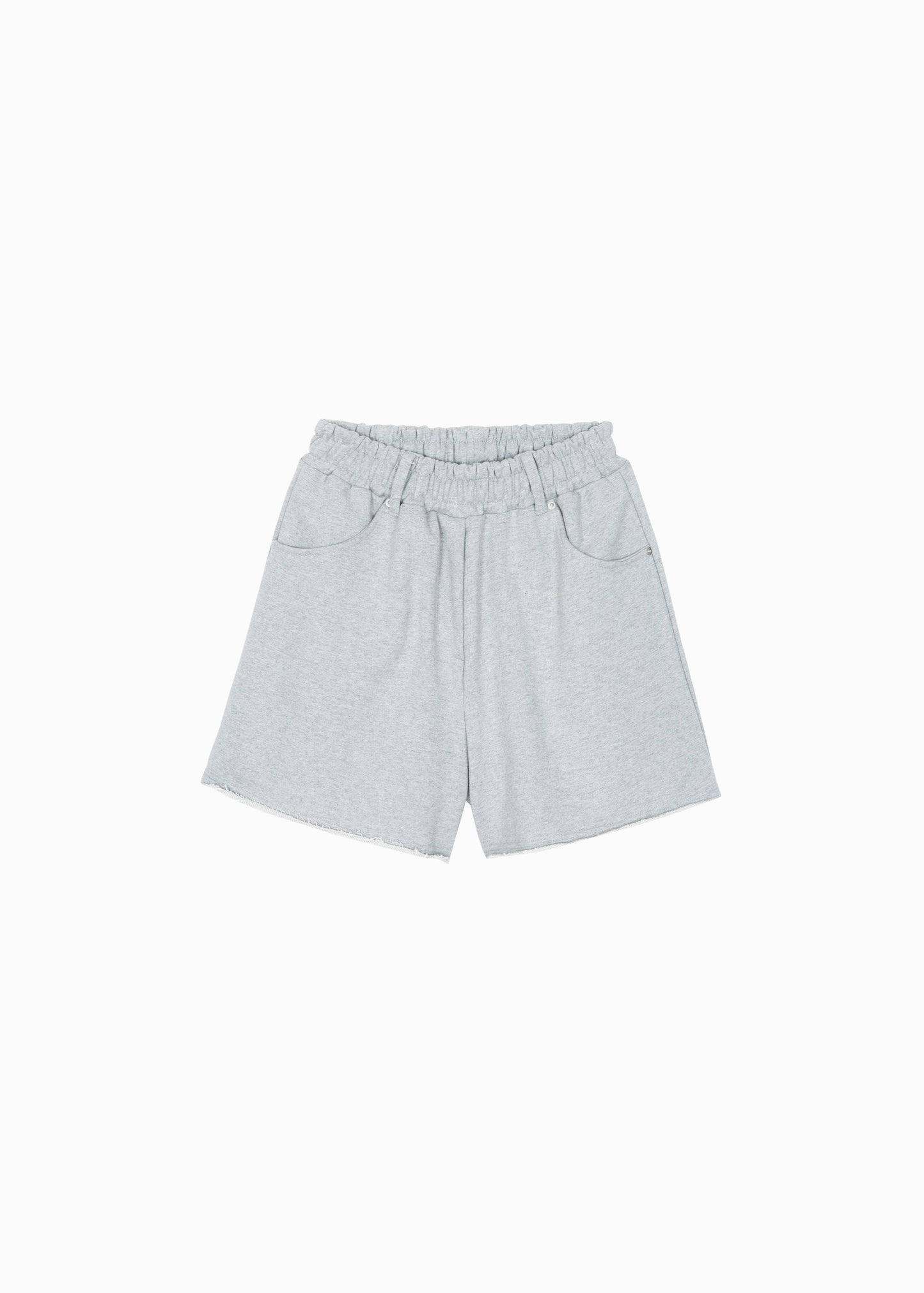 Soria Cotton Shorts - Grey