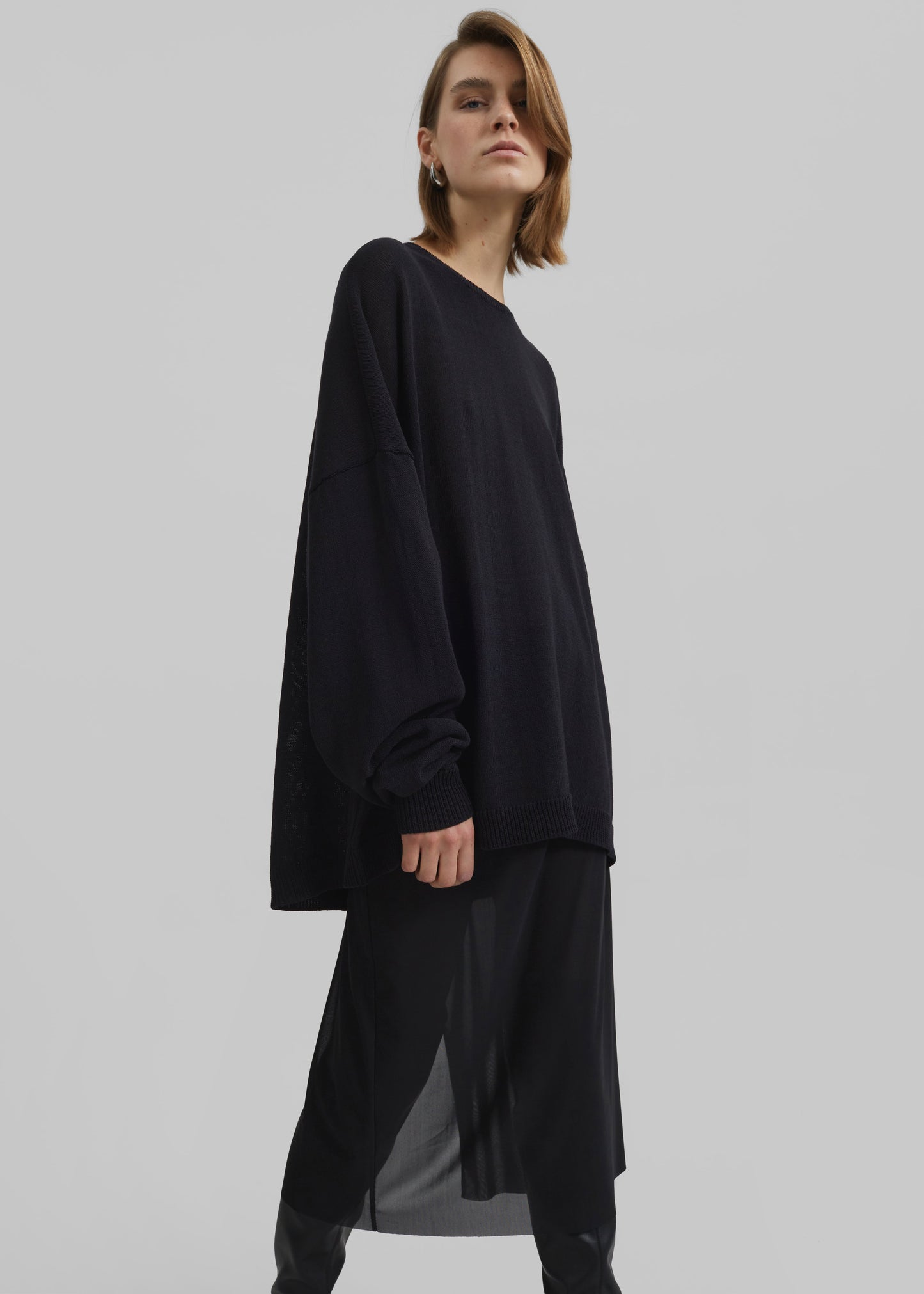 Suva Sheer Skirt - Black